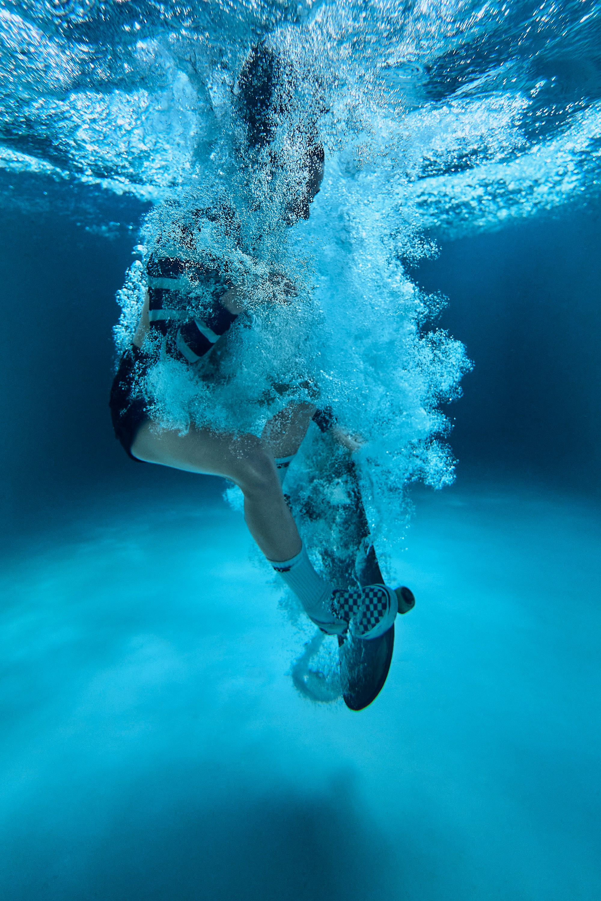 Skate Diving. Creative photographer Denis Klero