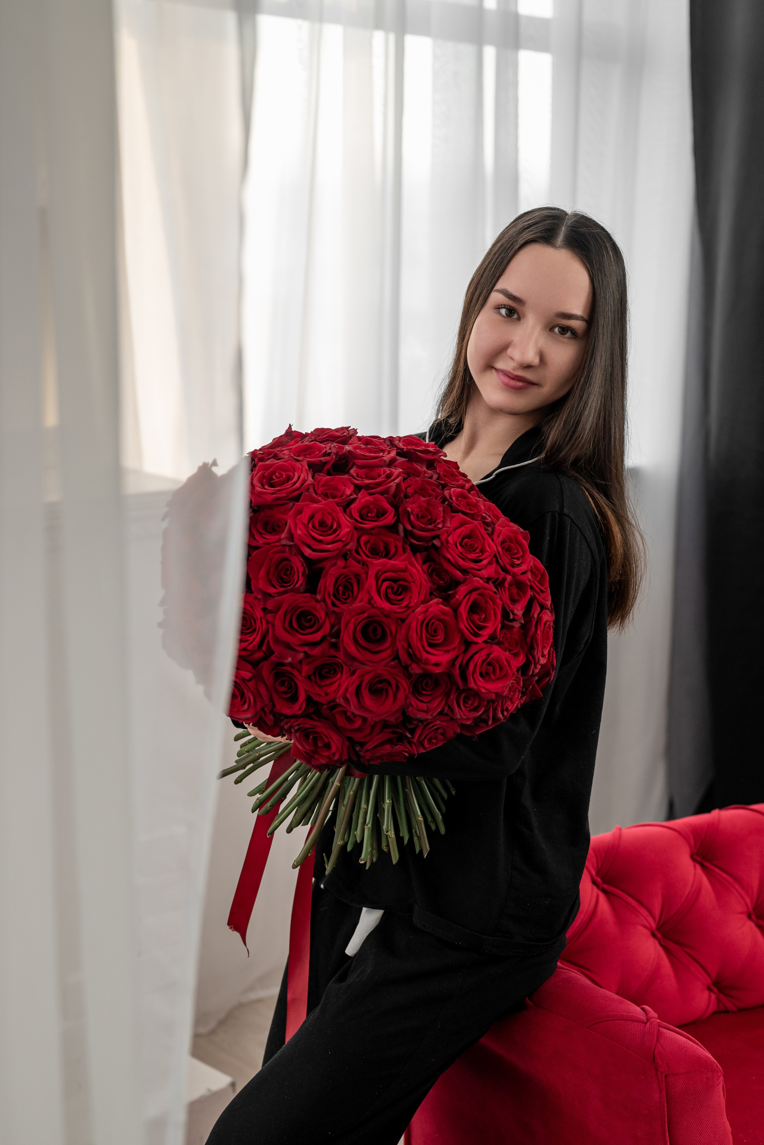 Фотопроект *101 красная роза* 2025 г. Фотограф в городе Салават