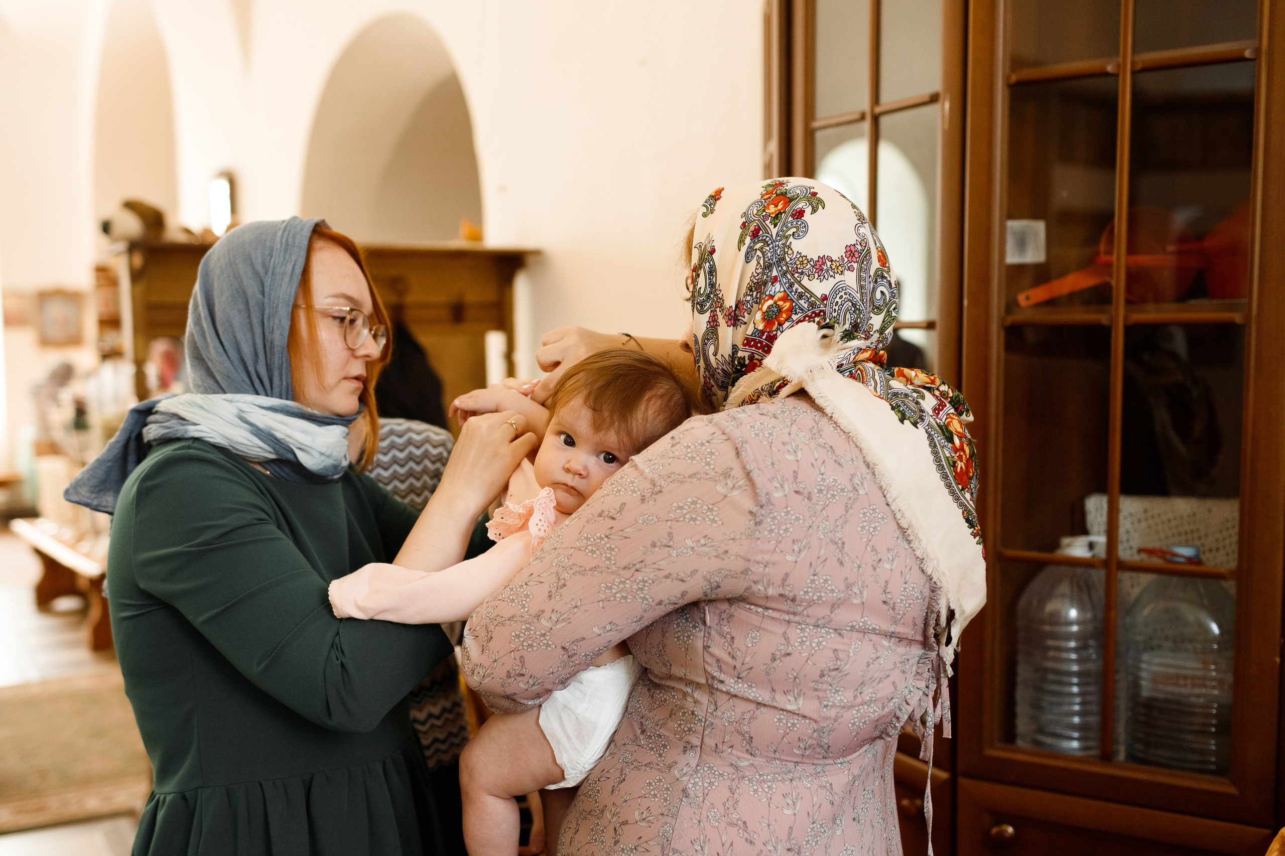 Крещение. Фотограф новорождённых Ярославль. Детский и семейный фотограф Анна Салова