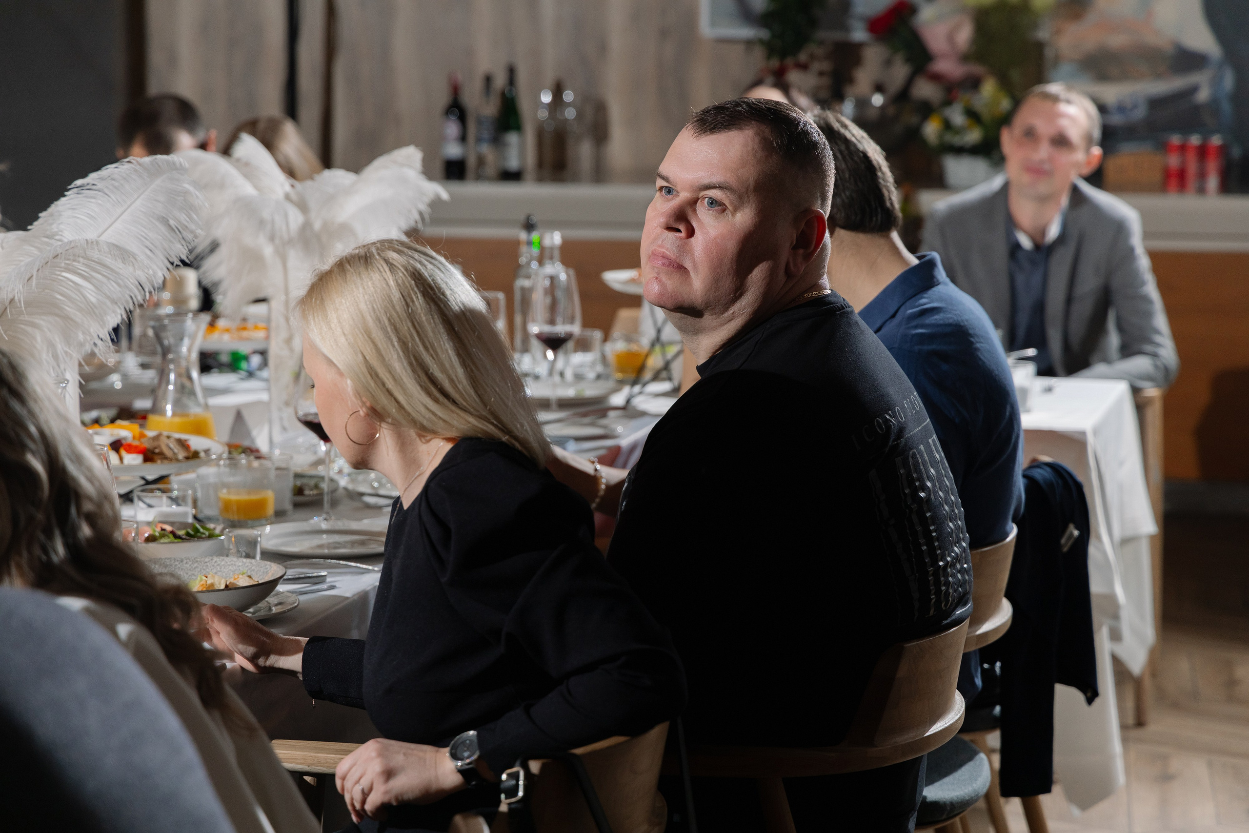 Фотосъемка юбилея в ресторане «Березка» в Минске. Свадебный фотограф в Минске/Беларуси Сергей Спиридонов