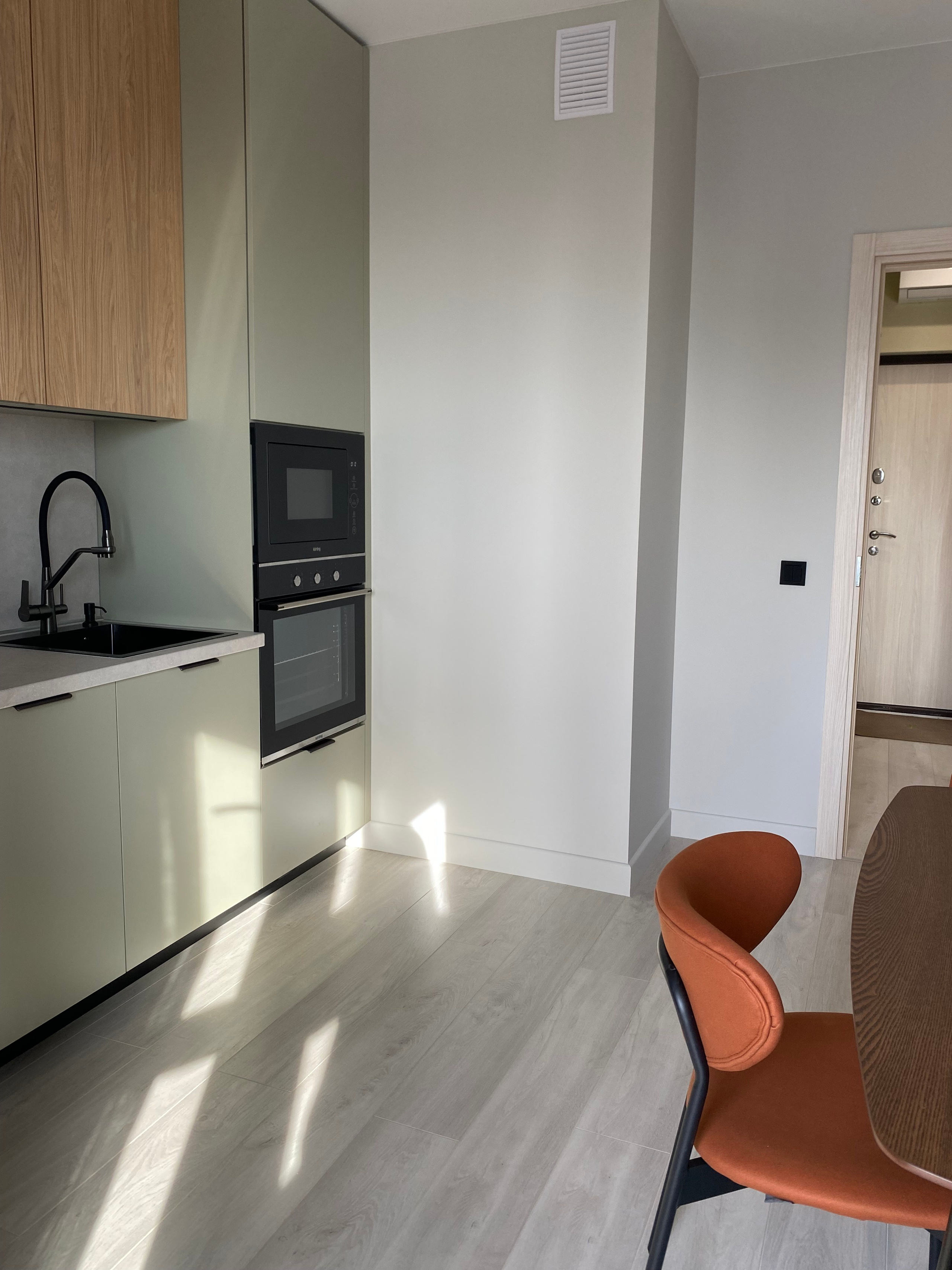 Однокомнатная квартира с ремонтом от застройщика ЖК Стрижи. Дизайнер интерьеров в Санкт-Петербурге Анастасия Тен