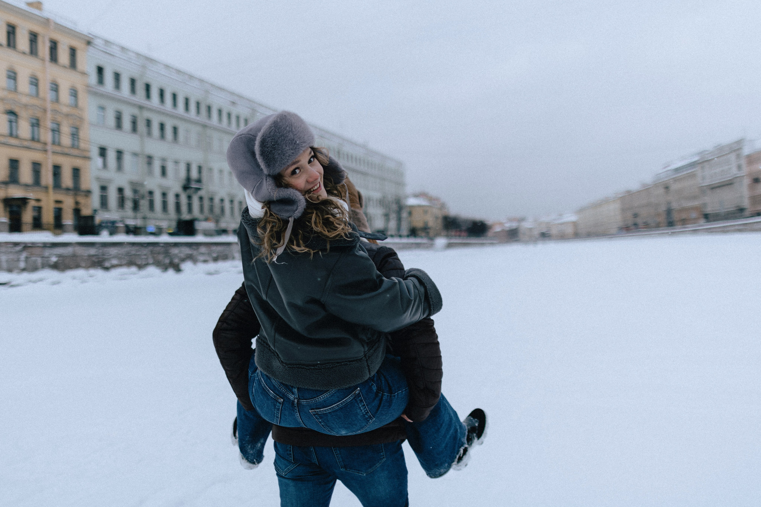 Зима на Фонтанке. Юлия Анисимова — свадебный и семейный фотограф в Санкт-Петербурге