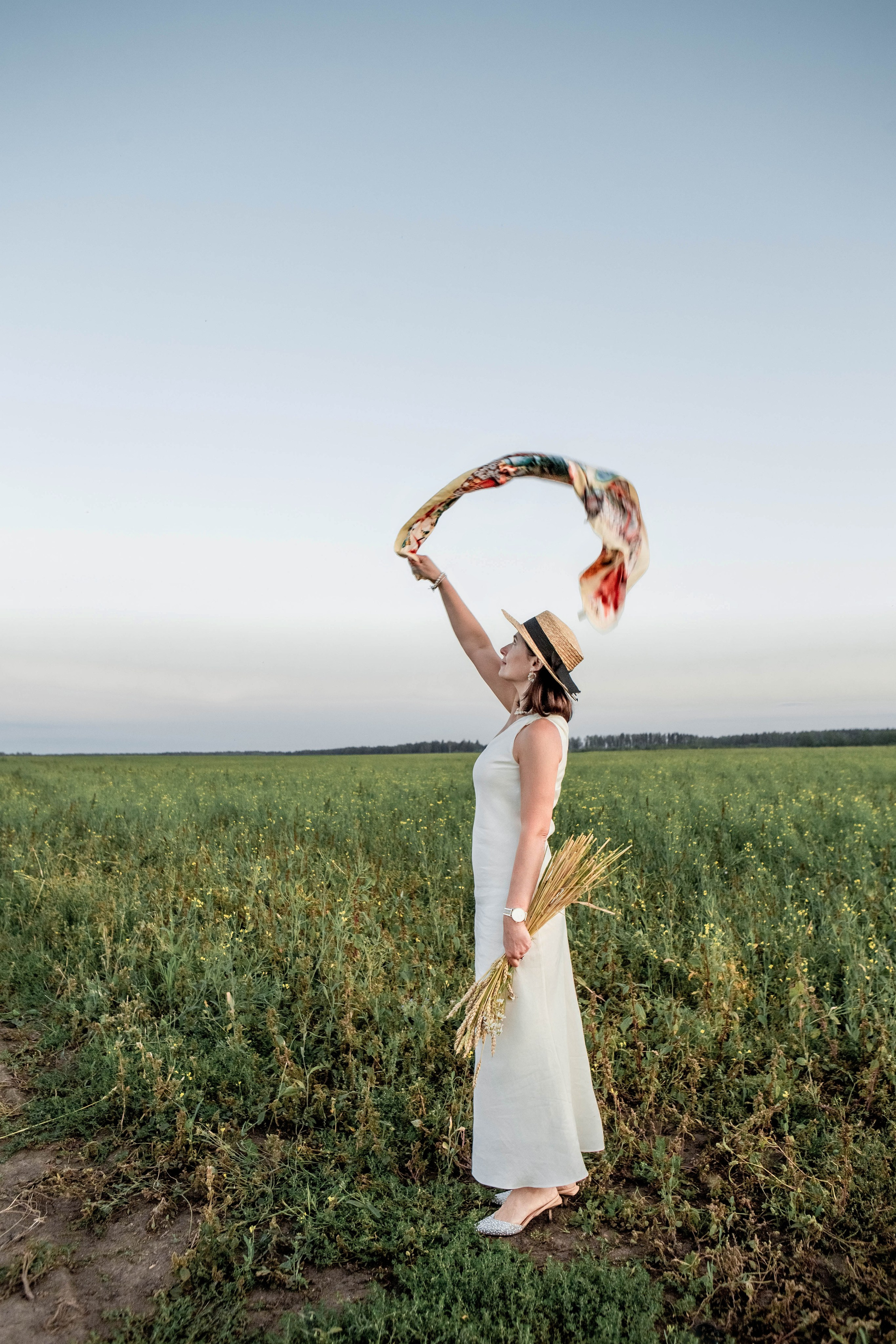 Пшеница на закате. Фотограф Екатерина Голицына