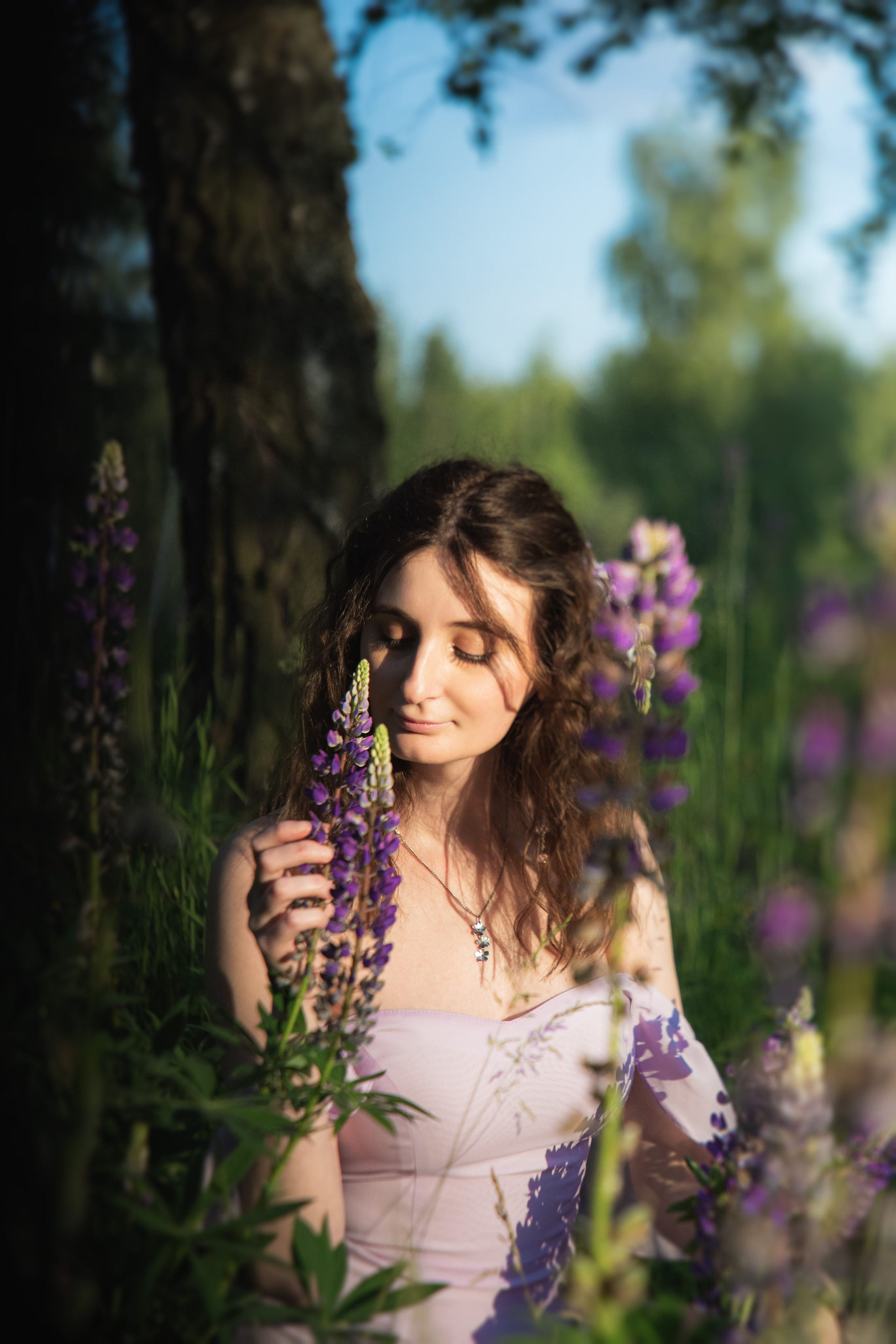 Люпиновое поле. Юлия Башкатова, сказочный фотограф, Москва