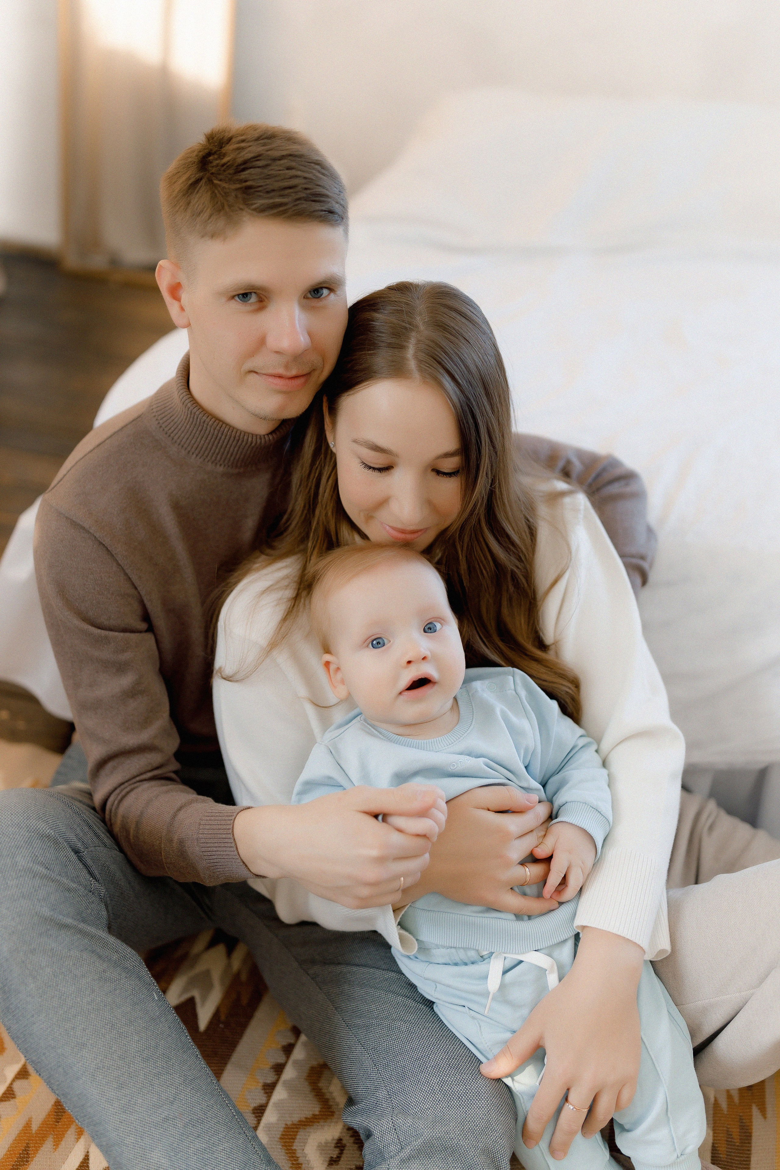 Таня  Ильнур и их маленький босс Тимур. Свадебный и семейный фотограф в Казани и Волжске