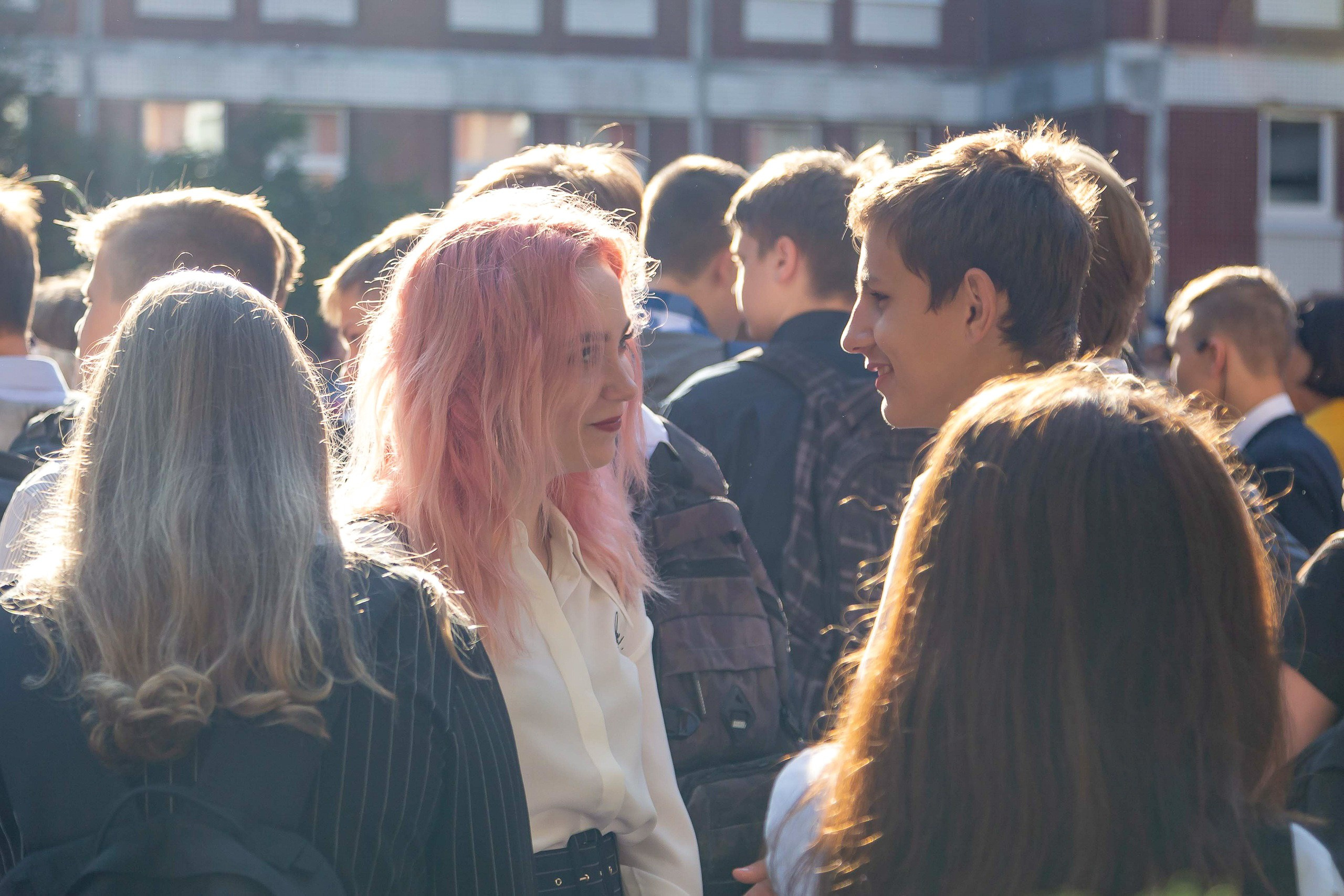 Линейка 1 сентября. Свадебный и Репортажный фотограф в Санкт-Петербурге