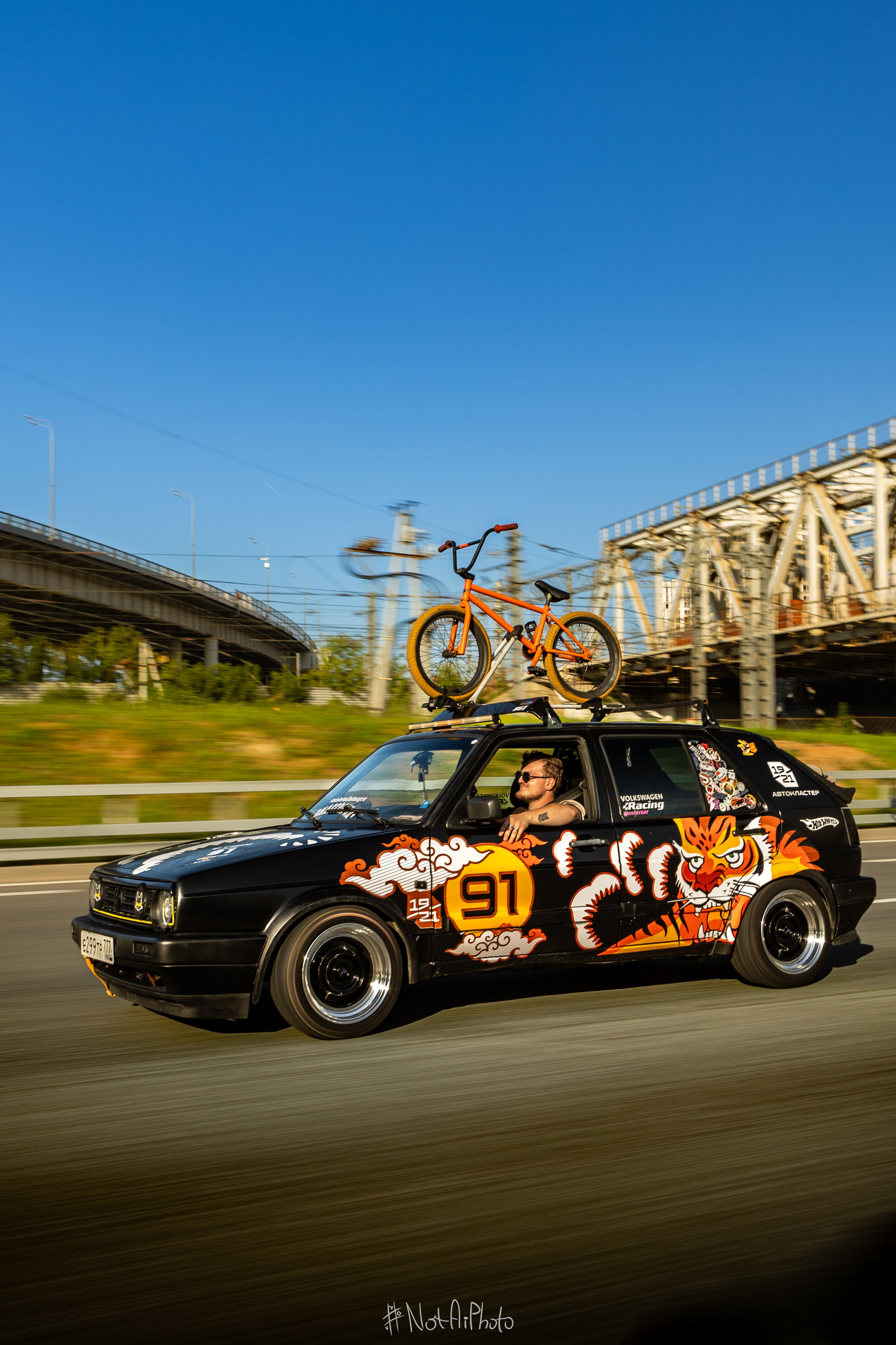 Медиа-сопровождение авто-проекта VW Golf 2. #NotAiPhoto — автомобильный фотограф