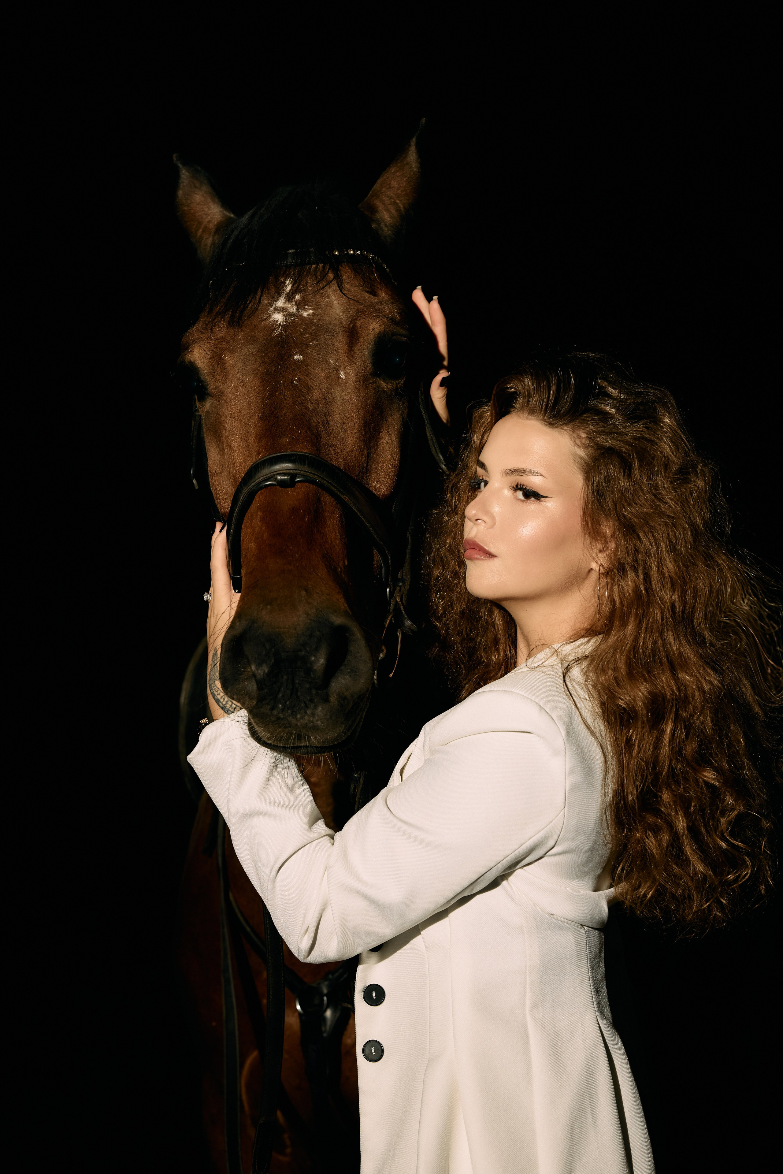 Съемка на конюшне. Сергей Ирклиенко