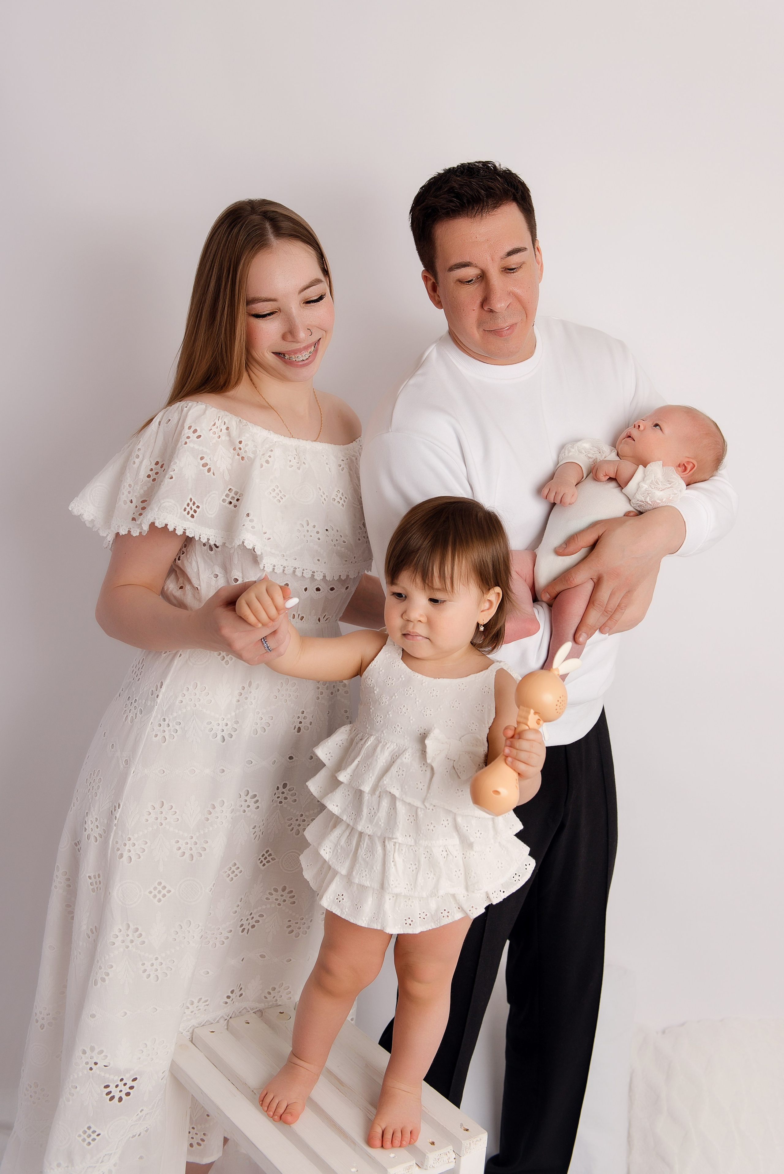 Малышке 1,5 месяца. Детский фотограф в Долгопрудном и Москве