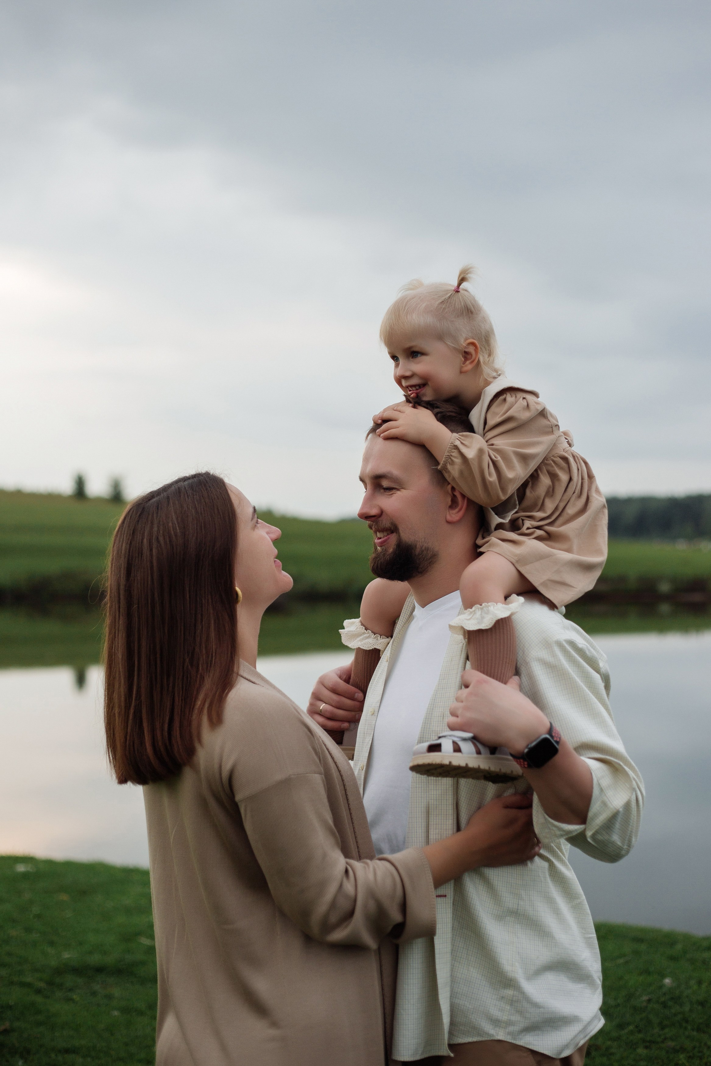 Дмитрий, Ольга и Верочка. Портретный, семейный, свадебный фотограф в Брянске Маргарита Василькова