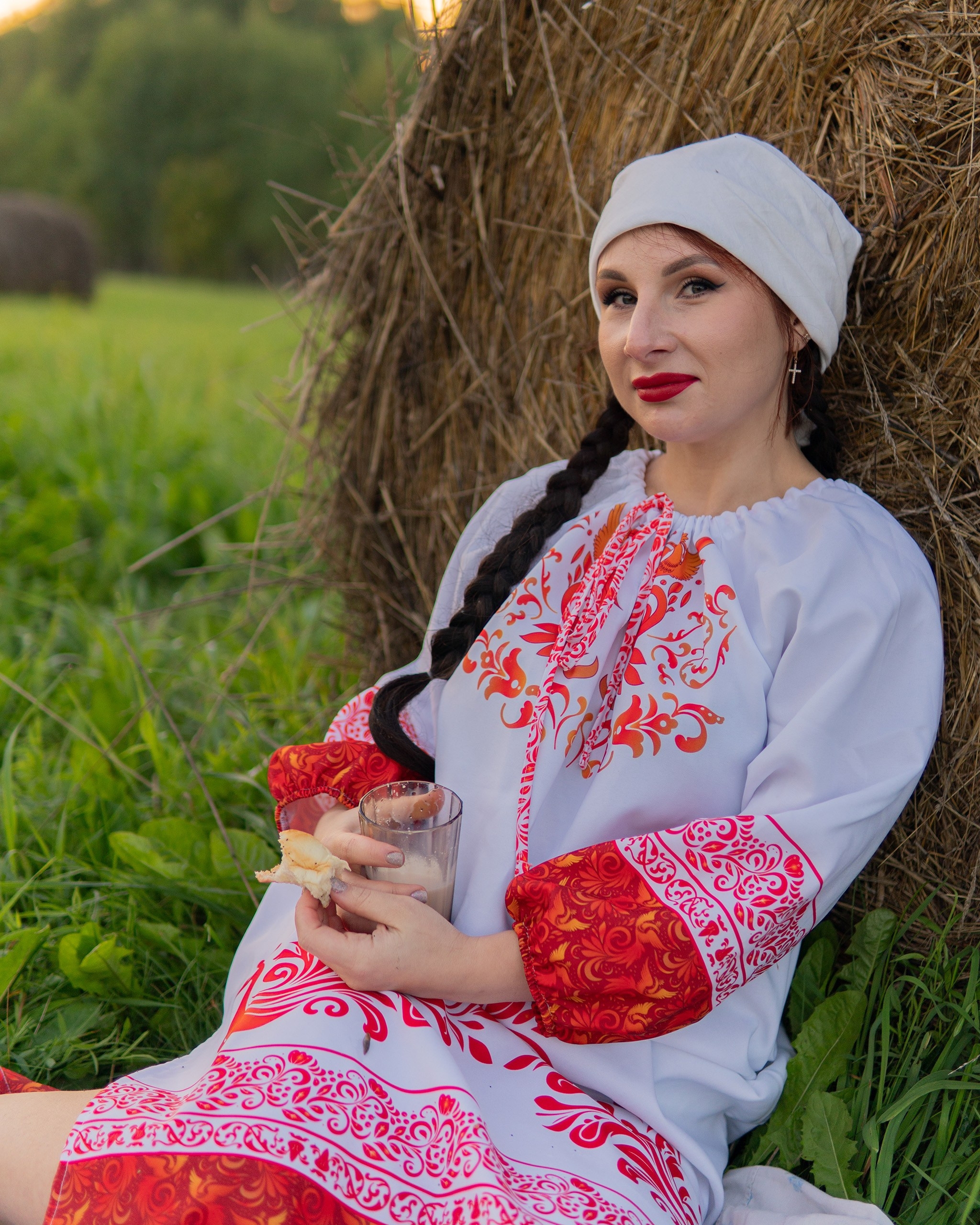 Тематическая \ Творческая \ Фотосъёмка в славянском наряде: Татьяна — гармония традиций и природы. Hannanovmoments