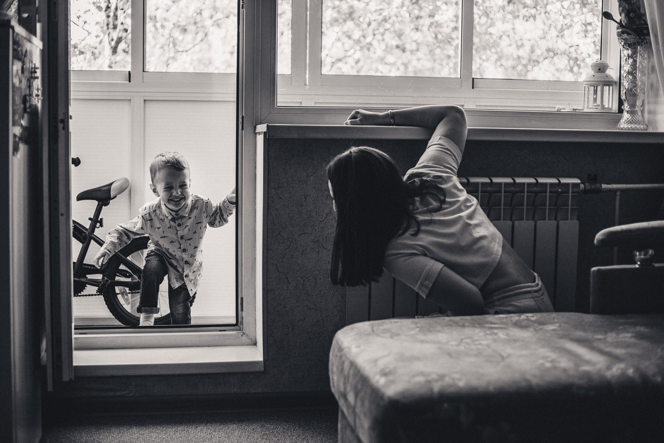 Домашняя фотосессия - Тут много улыбок). Семейный и женский фотограф Кемерово Мария Степ