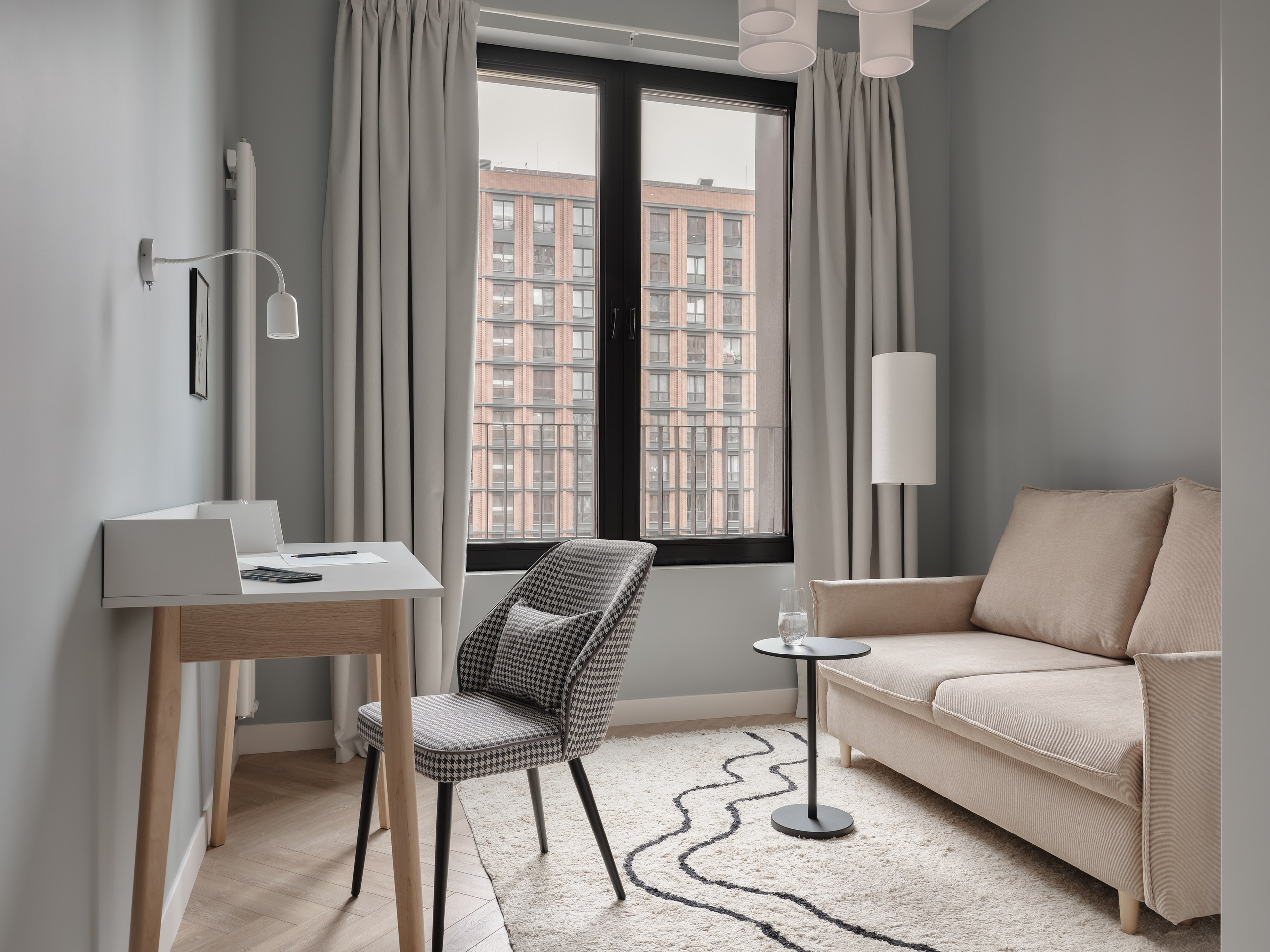 Светлый интерьер небольшой квартиры. Фотограф Наталья Вершинина