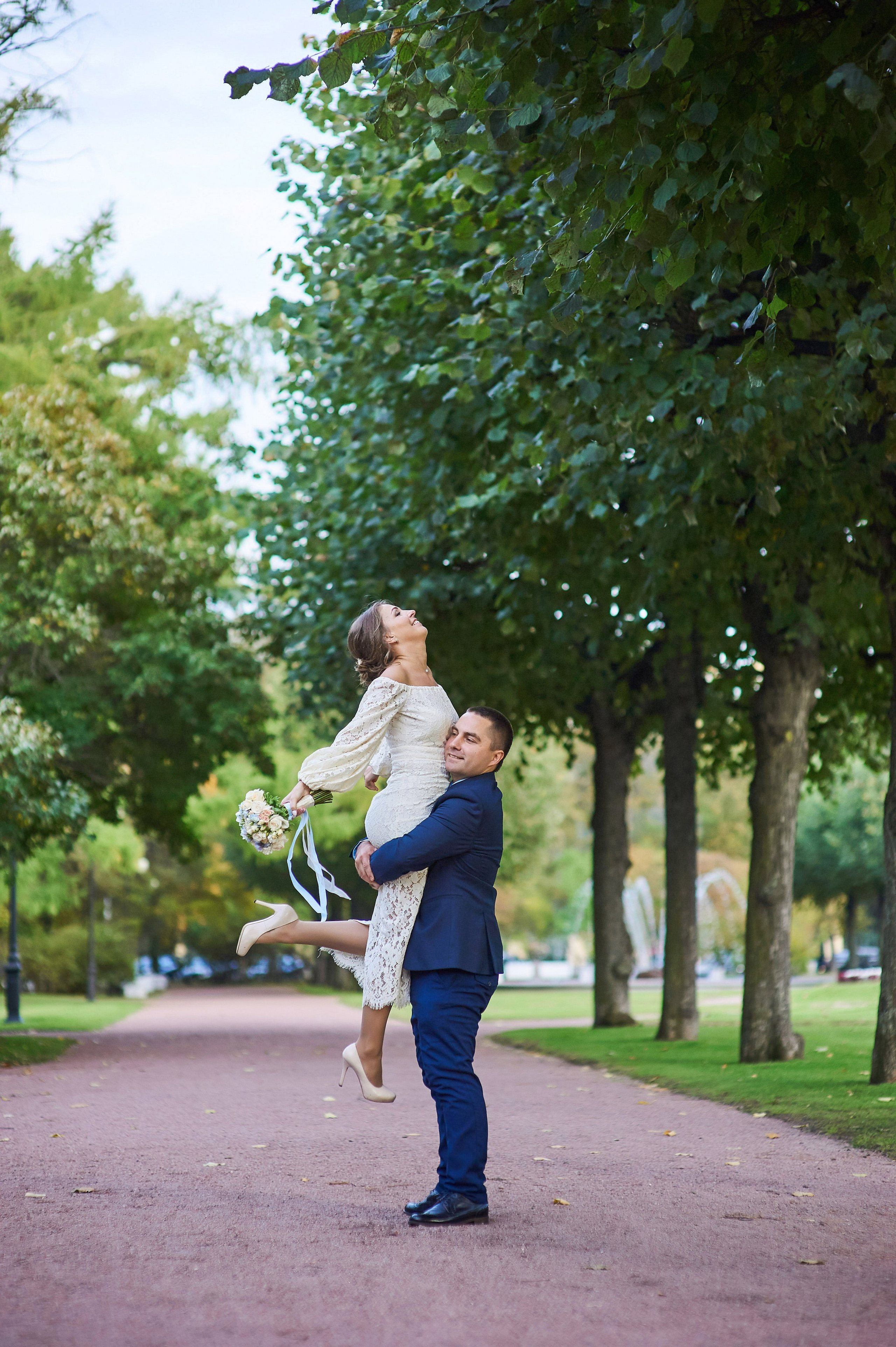Свадебная фотосессия в студии. Портретный, семейный и свадебный фотограф в Санкт-Петербурге и в Пушкине Ширяев Денис