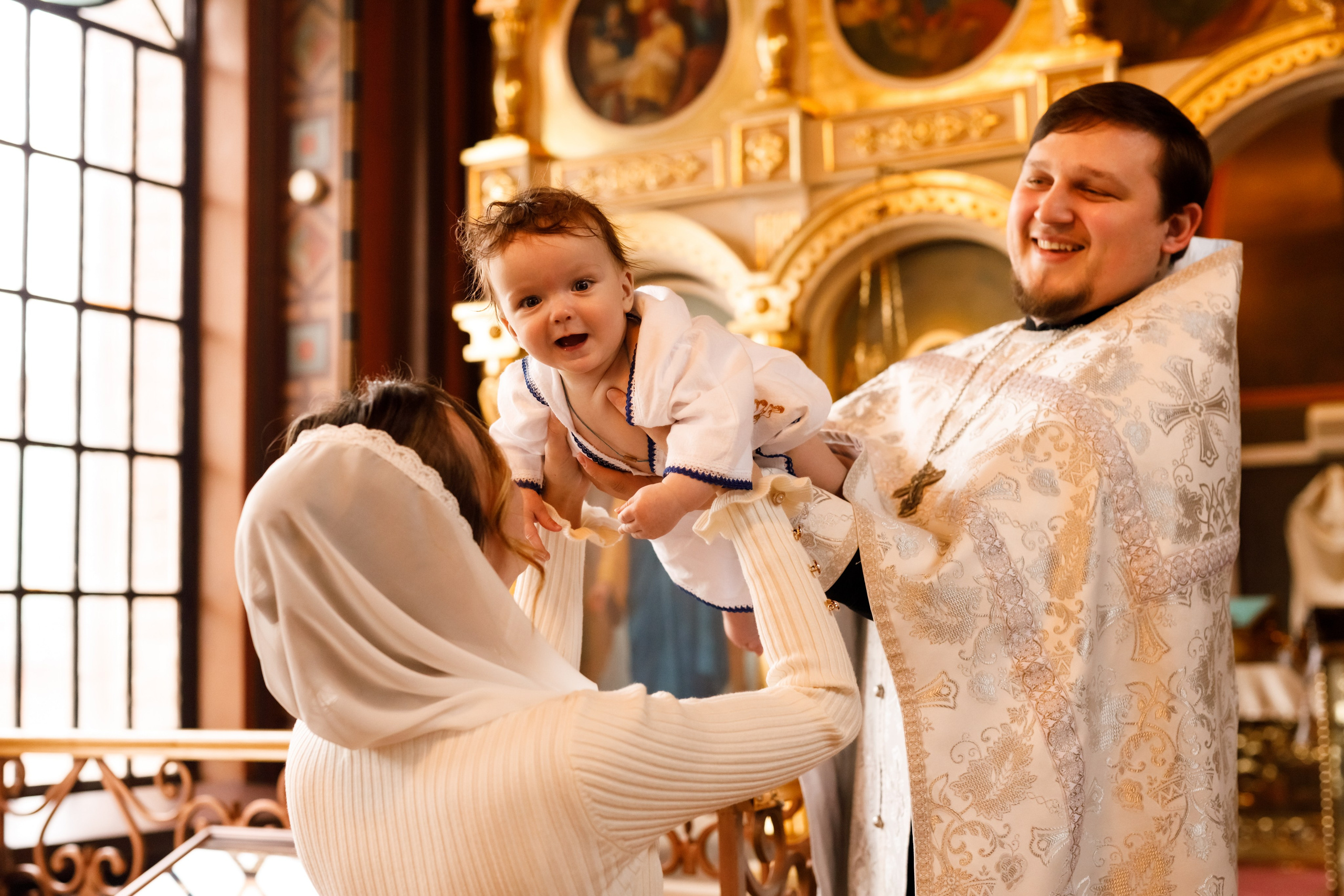 Крещение Николая. Семейный и детский фотограф в Краснодаре Элона Литвинова