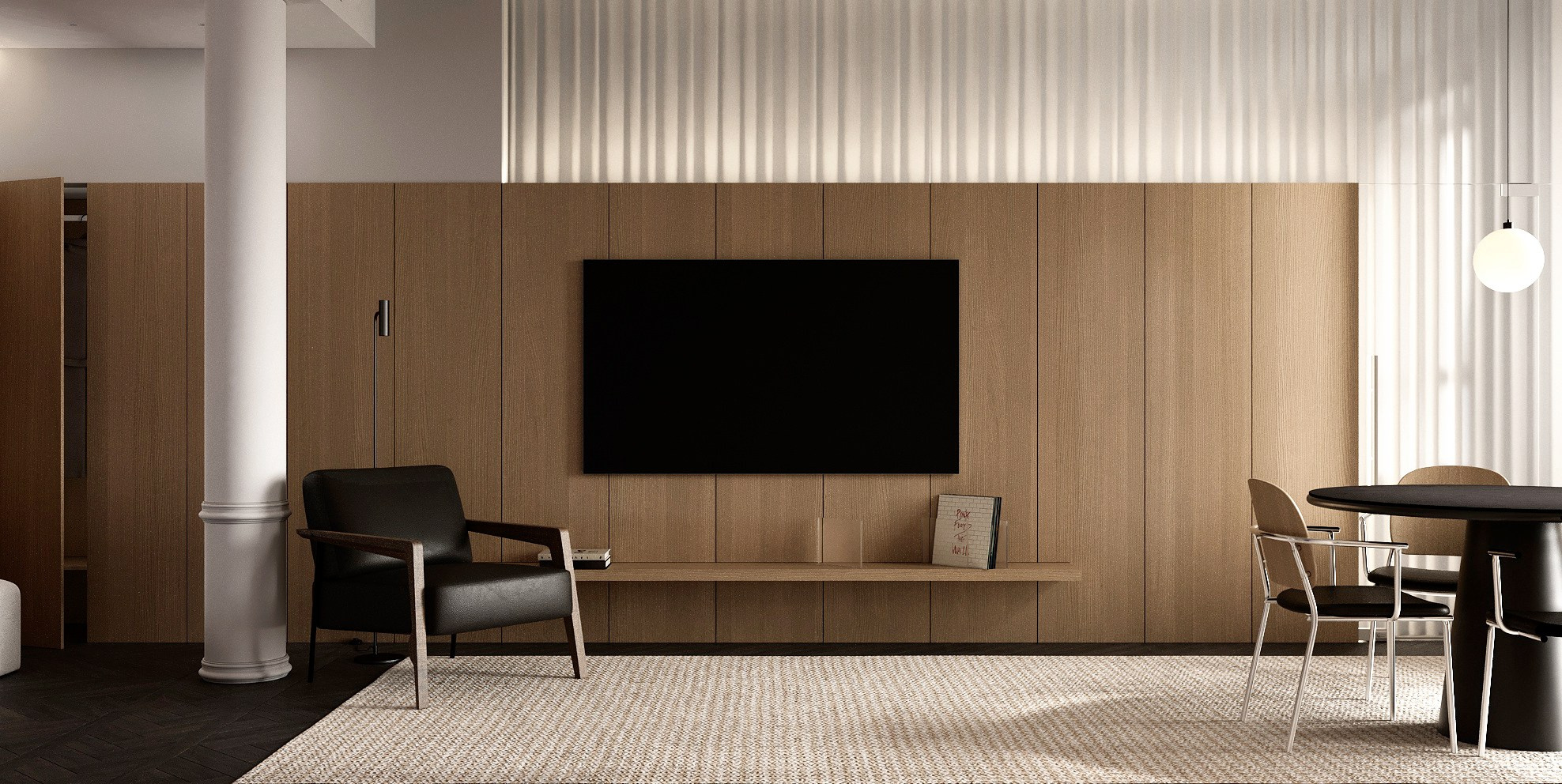 Четырехкомнатная квартира ЖК «Новоостровский» г. Красноярск. Дизайн интерьера от Дмитрия Баландина