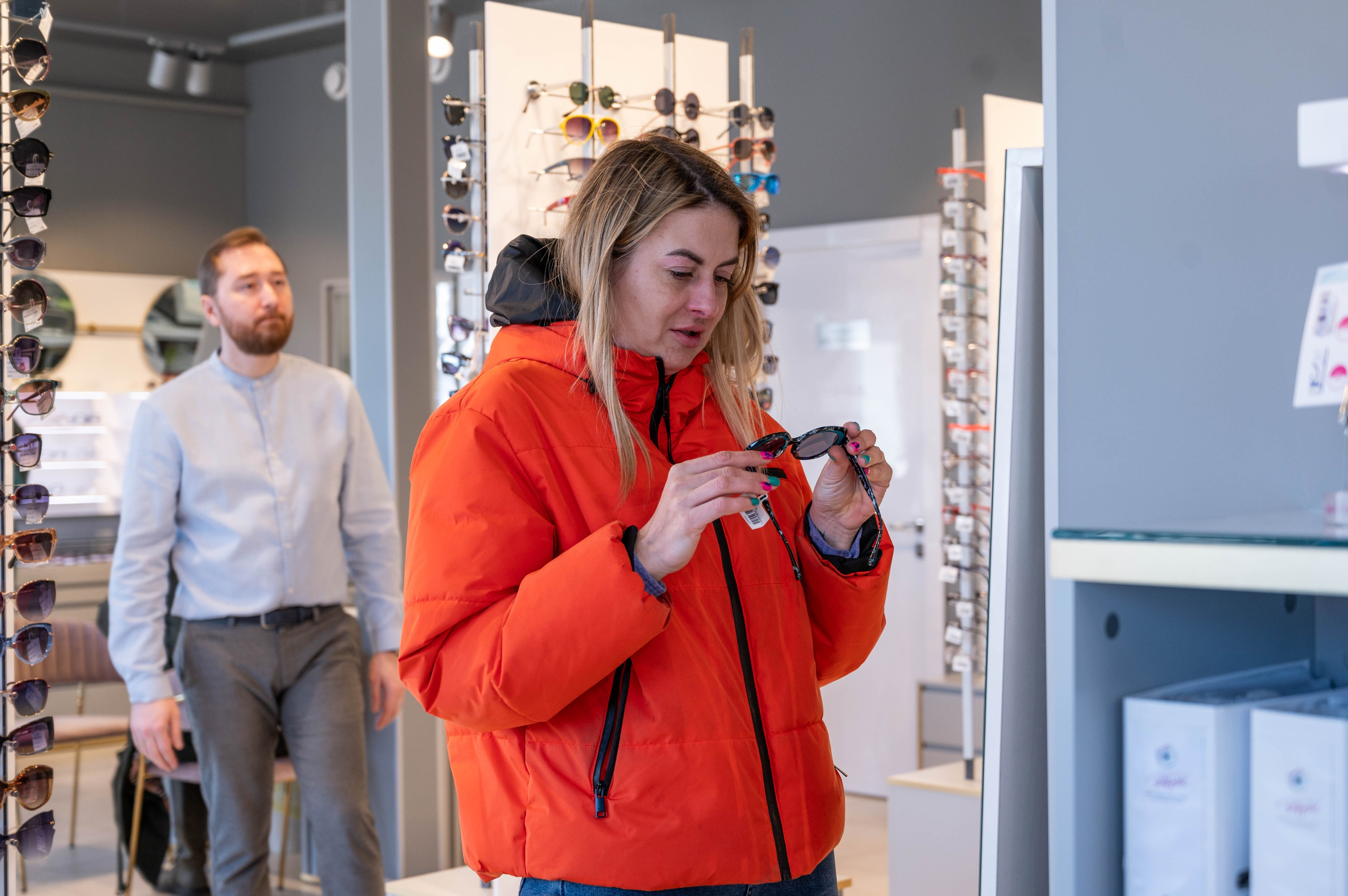 Съёмка открытия оптики