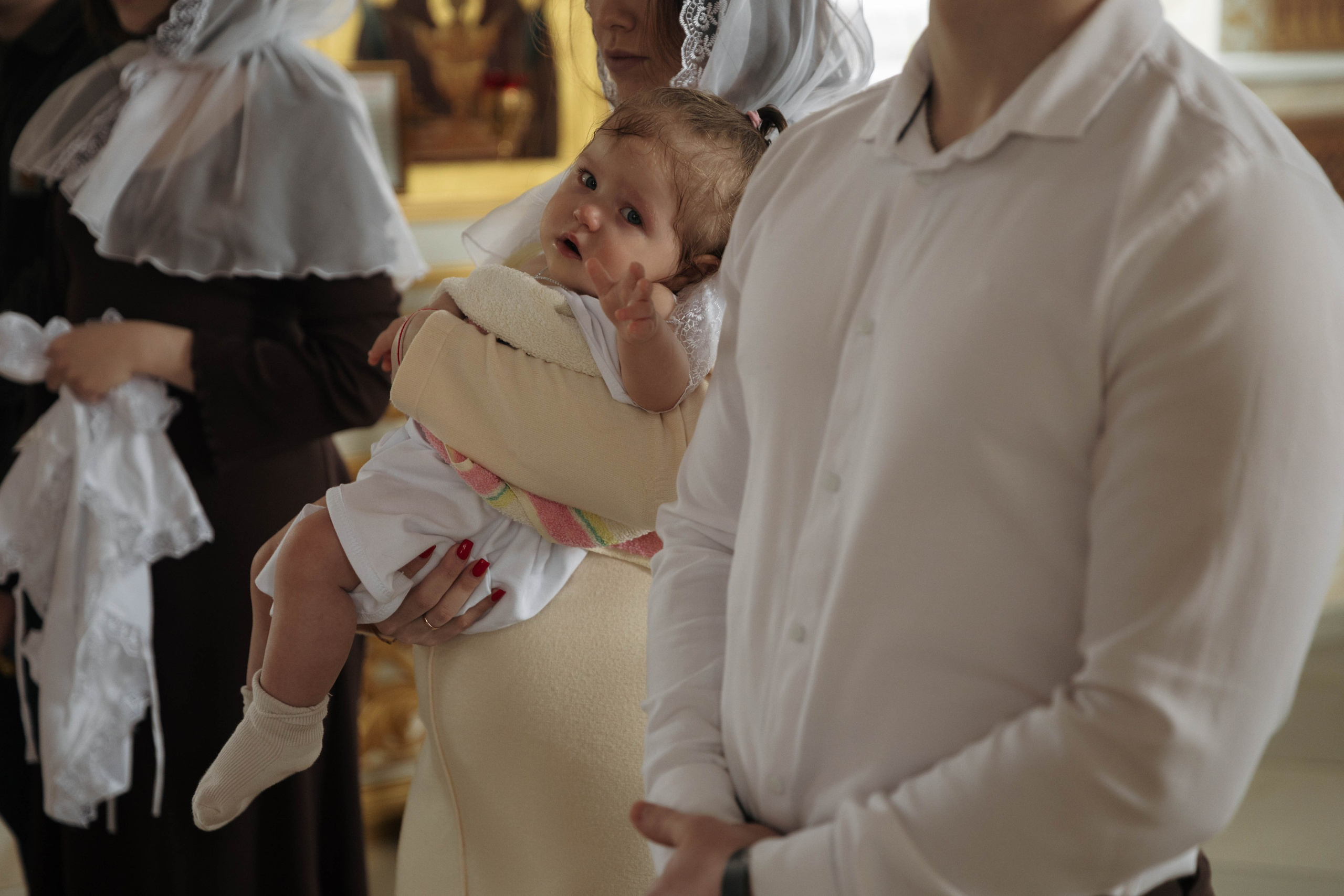 Таинство Крещения Владиславы. Фотограф Сальск Катерина