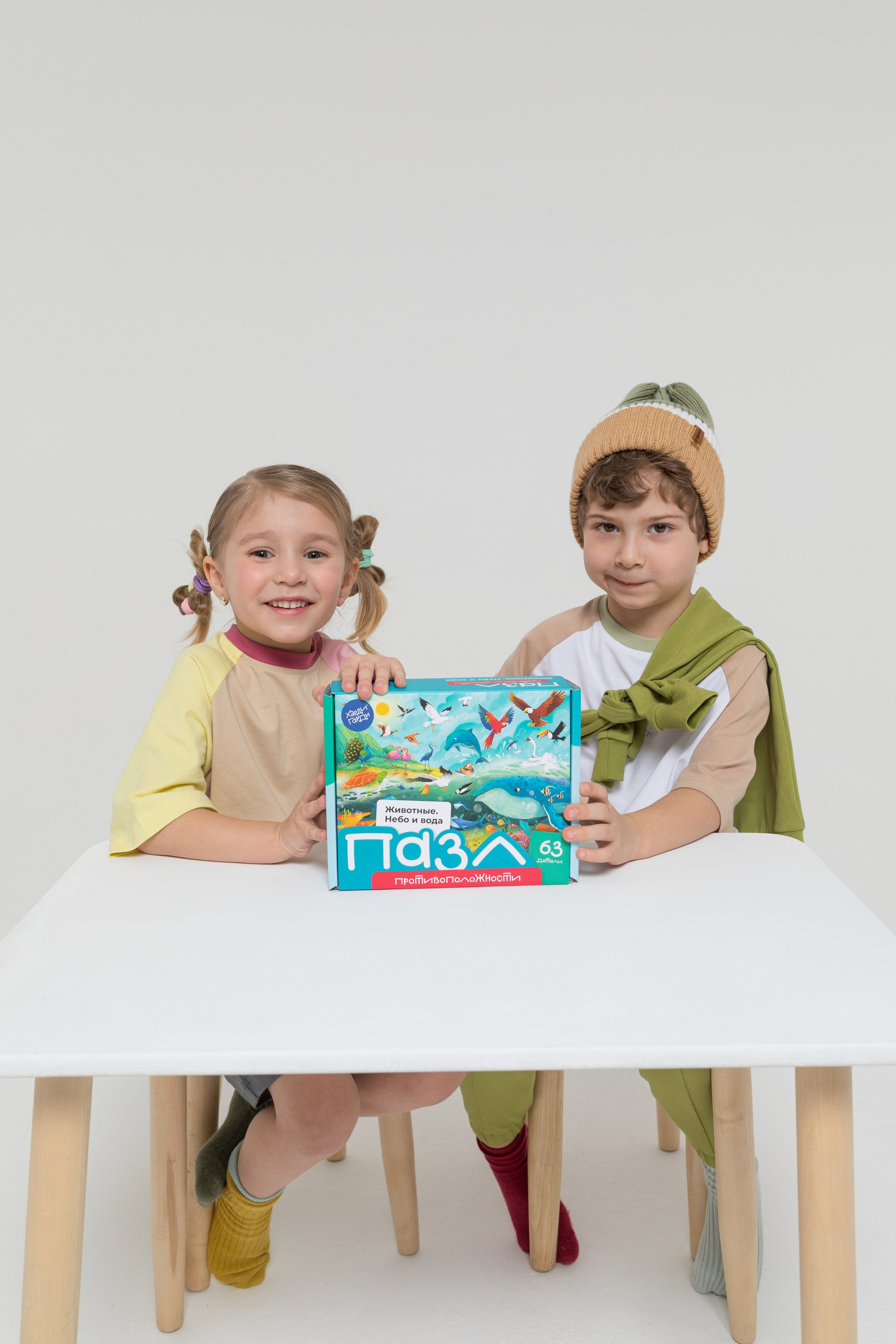 Имиджевая и каталожная съёмка для бренда детских пазлов. Детский и контент фотограф Надя Волкова Санкт-Петербург