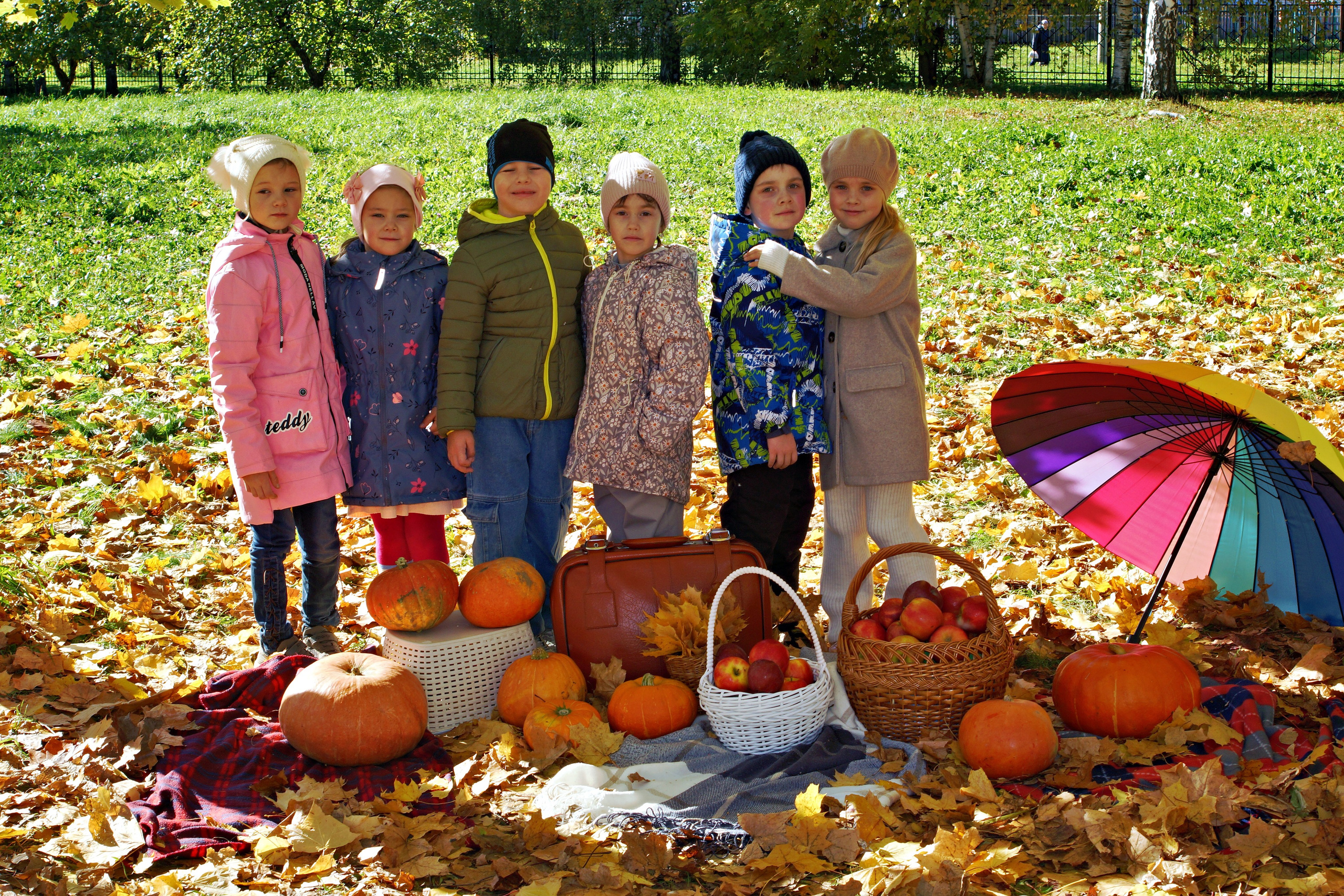 Осенняя фотосессия в детском саду г. Йошкар-Ола