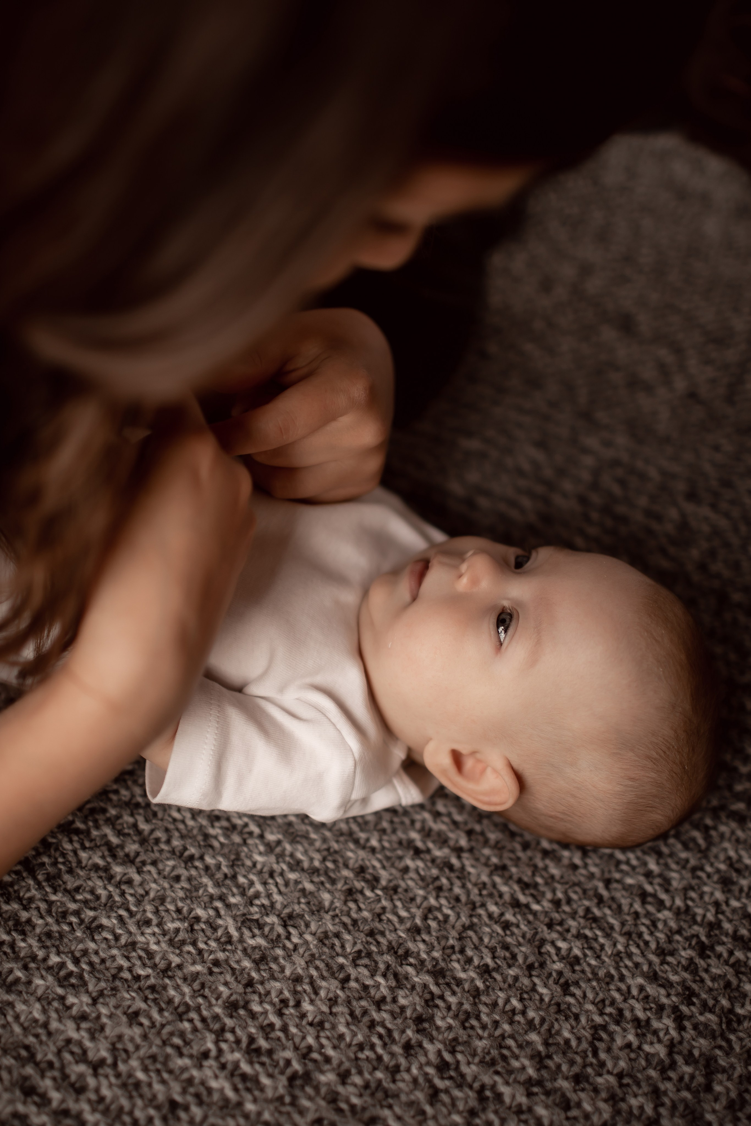 Валерия и Геннадий с крошкой. Семейный фотограф в Москве