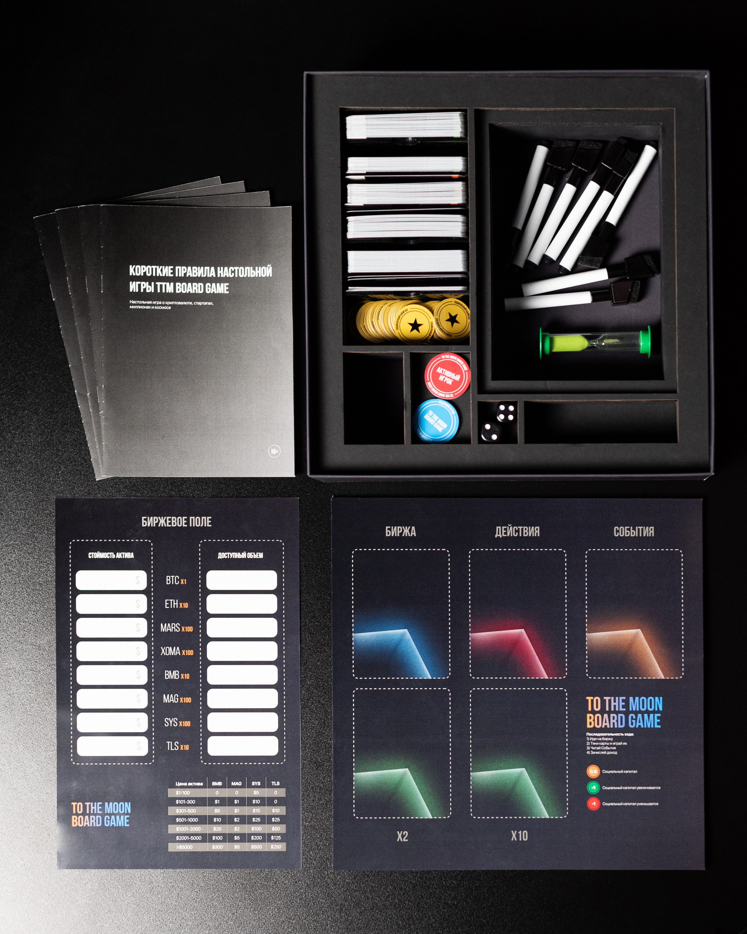 TO THE MOON BOARD GAME. Фотограф в Москве
