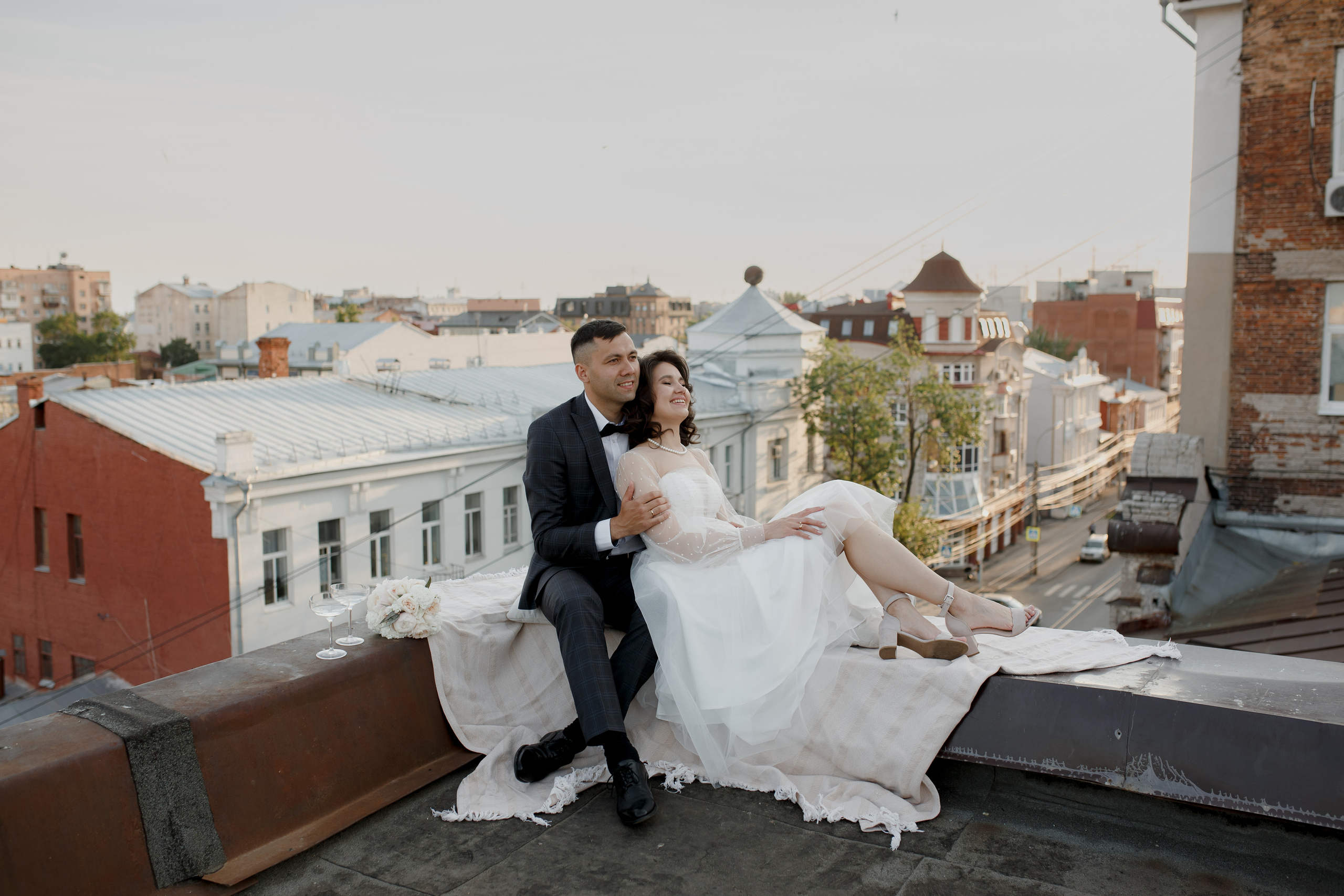 Свадебная фотосессия в городе. Свадебный фотограф в Самаре Катерина Мостовая