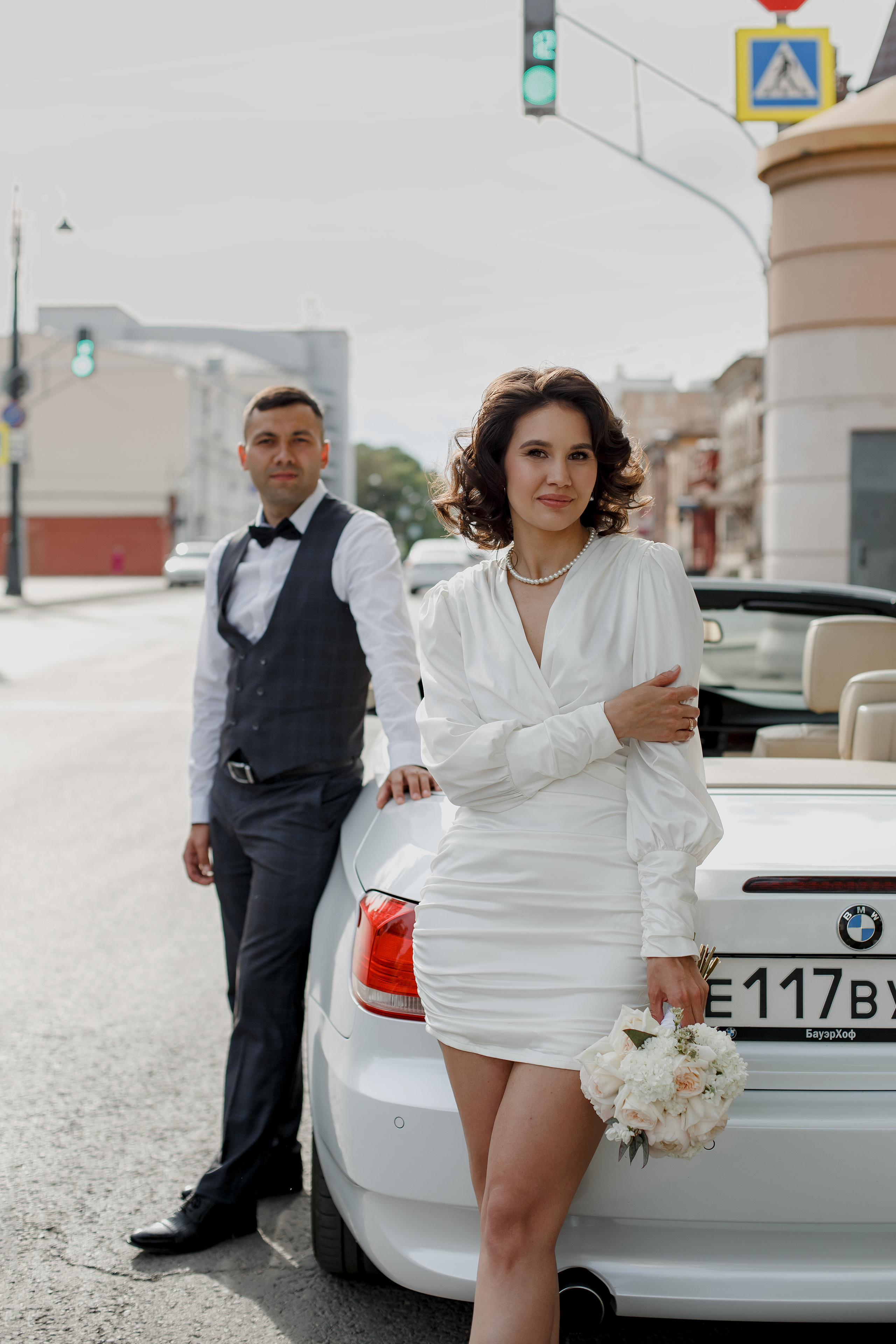 Свадебная фотосессия в городе. Свадебный фотограф в Самаре Катерина Мостовая