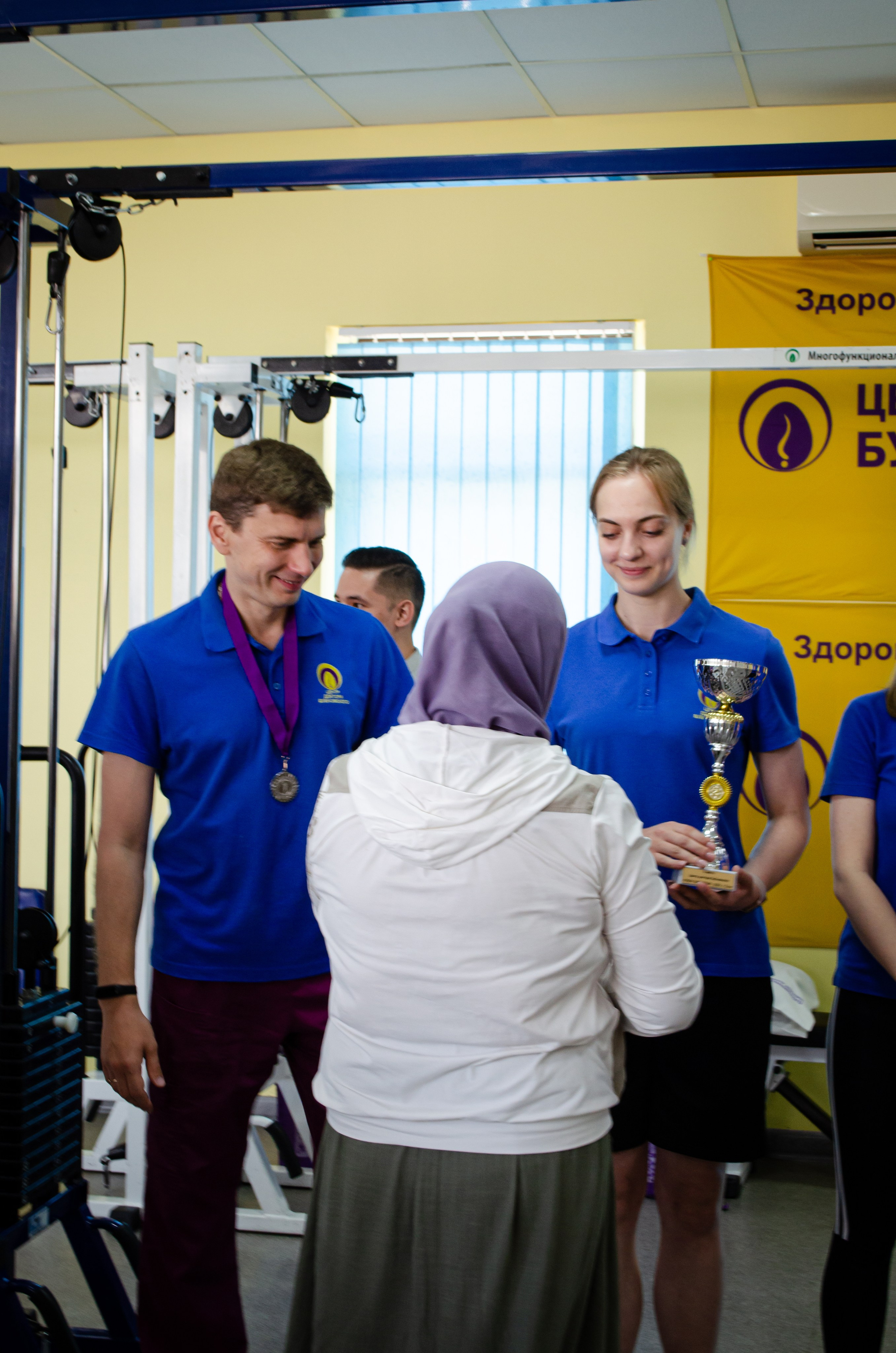 Медицинское спортивное мероприятие. Фотограф