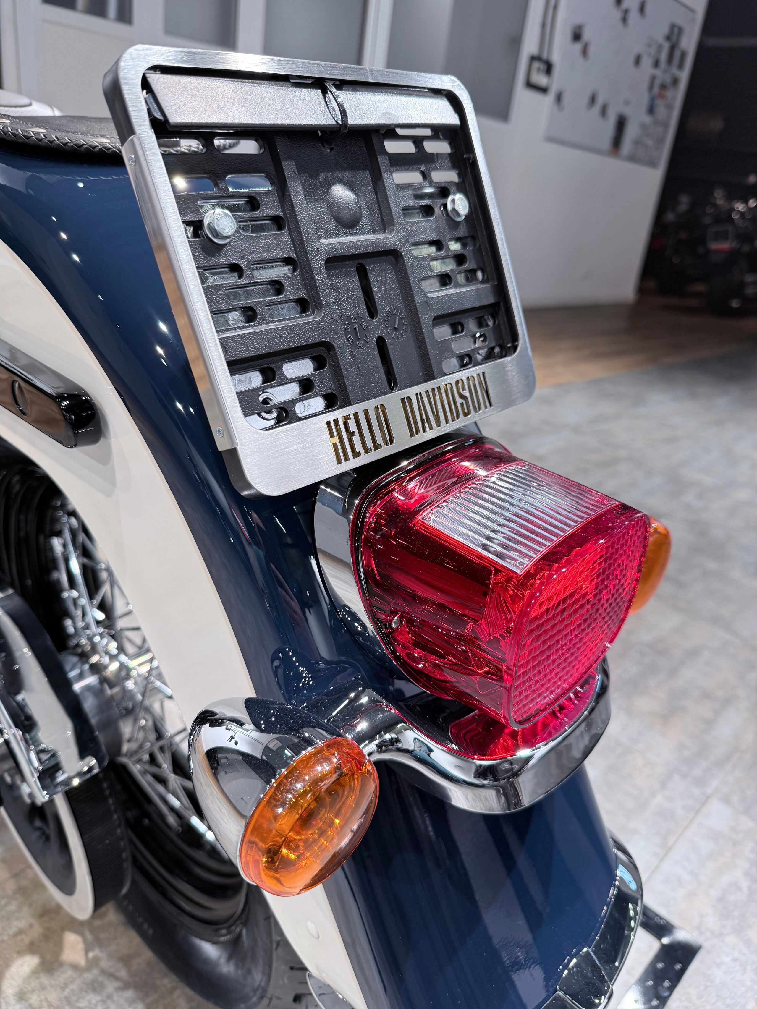 114 Heritage NEW (Billiard Blue & White). Hello Davidson, Москва. Только хорошие мотоциклы…