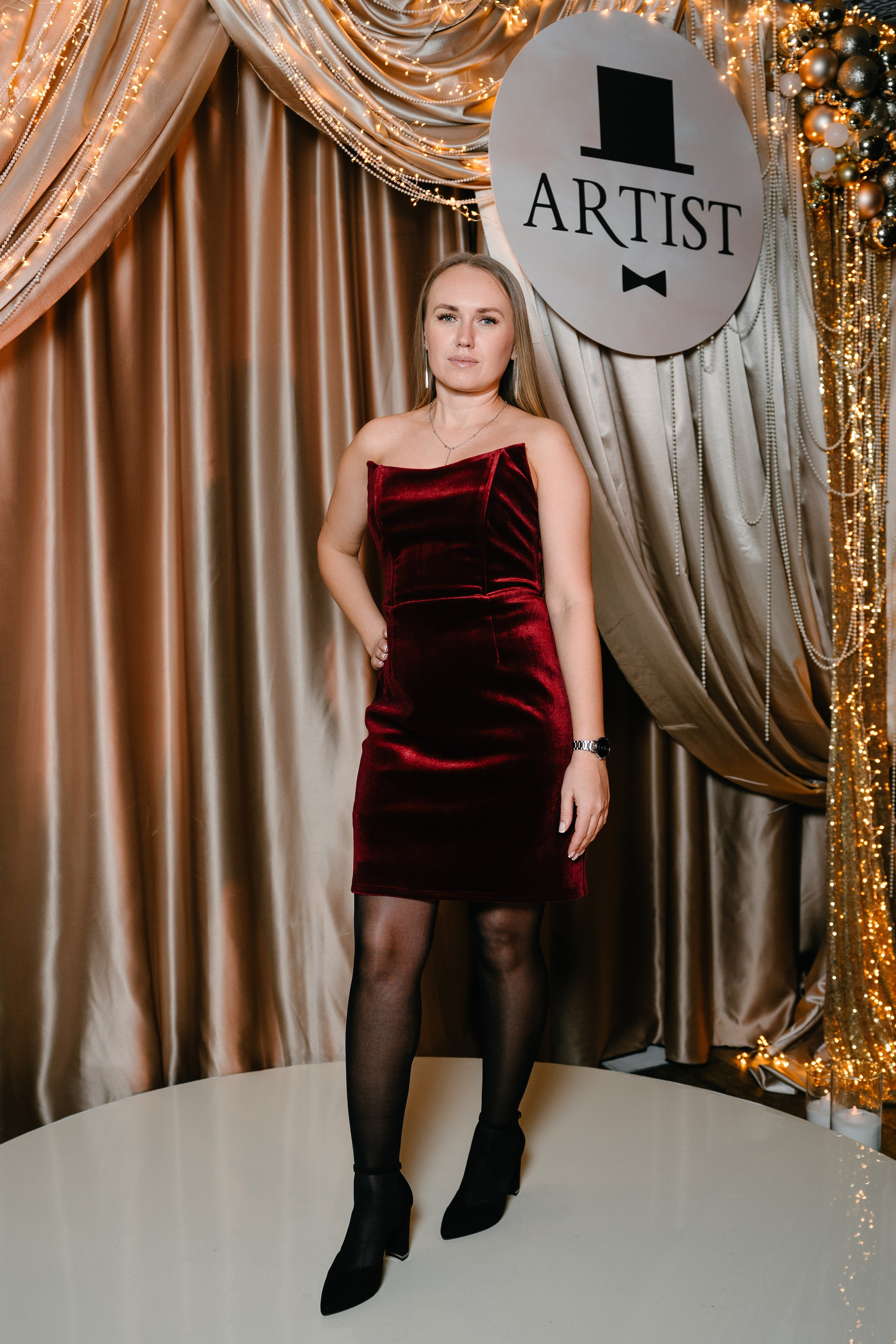 Новогодний вечер в Артисте. Свадебный и семейный фотограф в Воронеже Анастасия Бойко