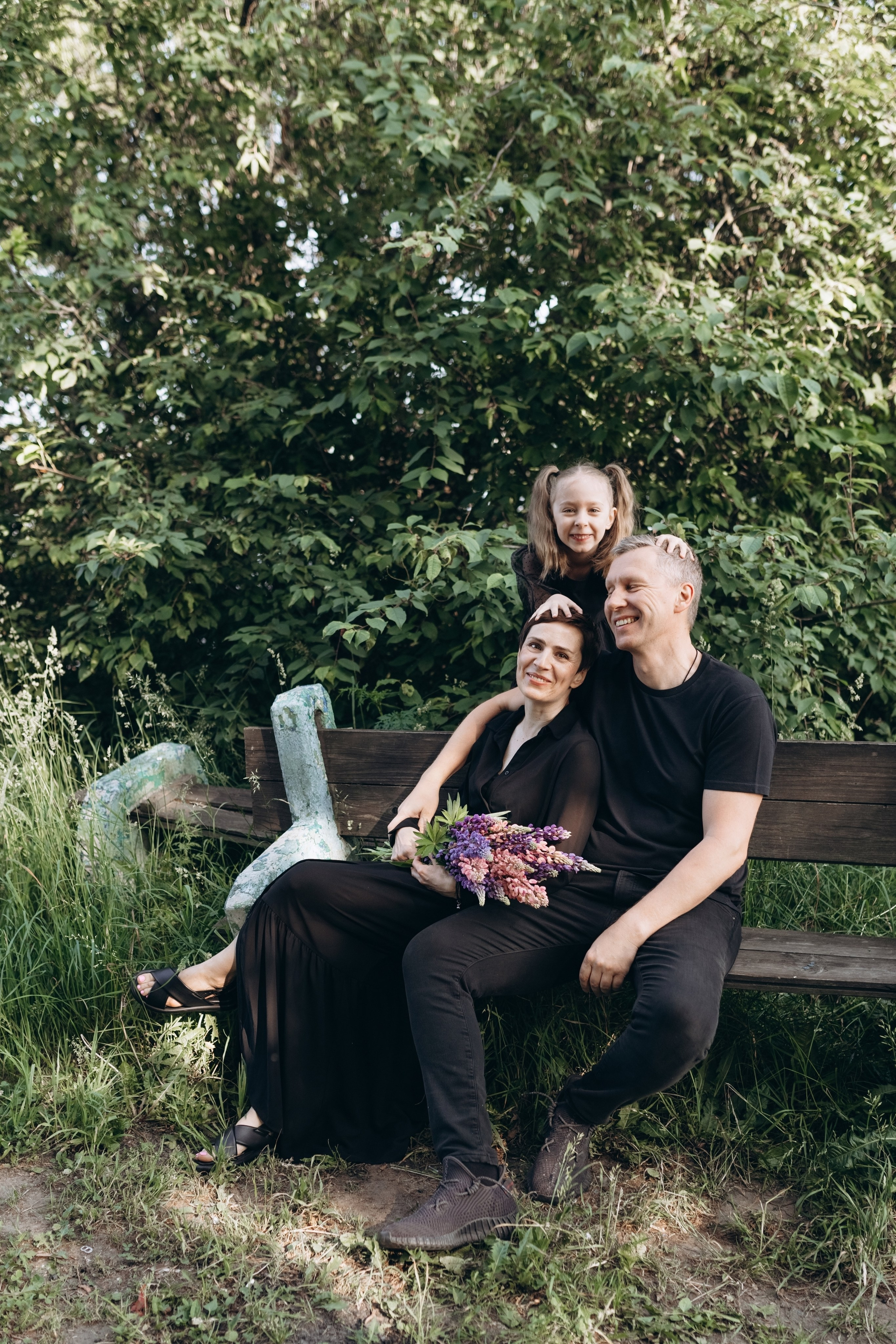 Паша, Женя, Маша. Фотограф Людмила Оюн