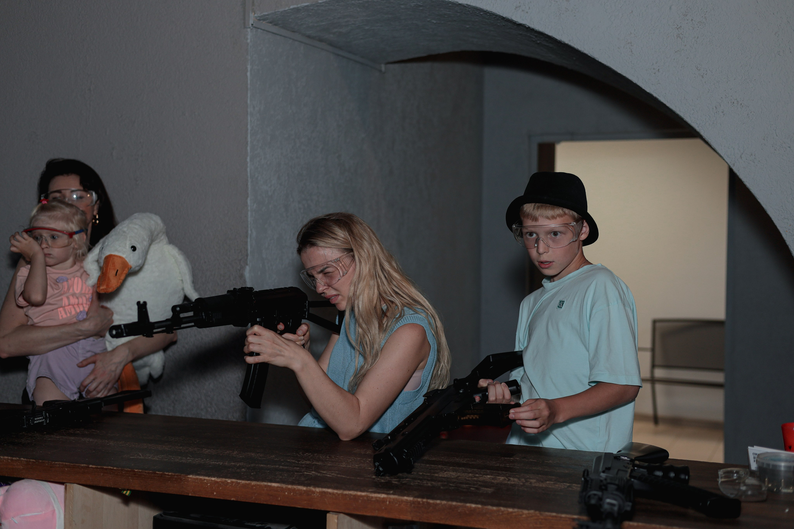День рождение в стрелковом клубе. Фотограф Надршина Лилия