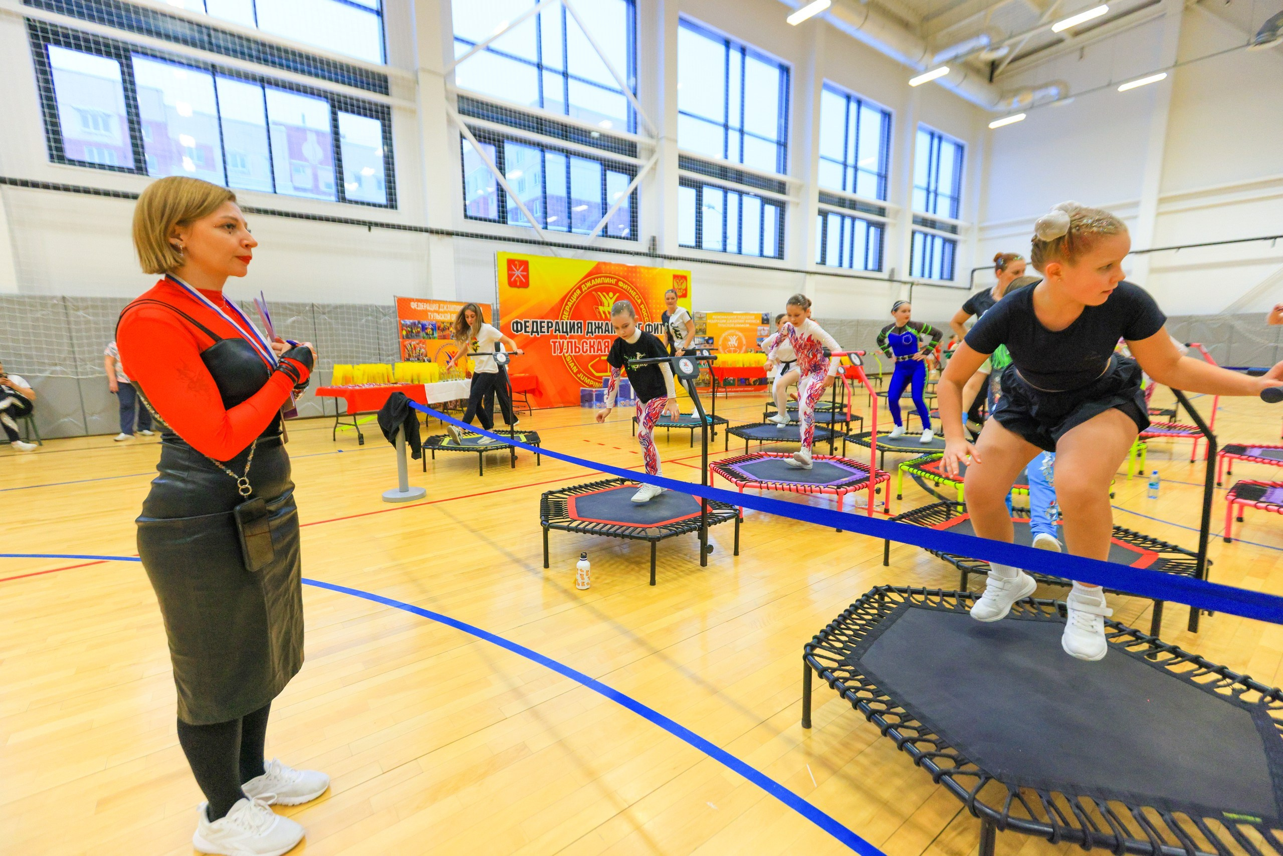 Фитнес Джампинг Соренования ЦФО. Фотограф в Туле Крупский АнДРей. Фотостудия «КАДР71» в Туле