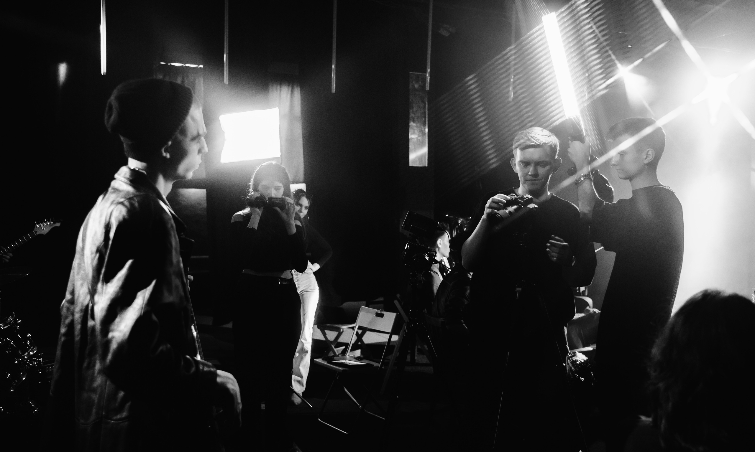 Aurora Orchestra, бекстейдж записи клипа / 2023. Саша Копылов, фотограф в Казани