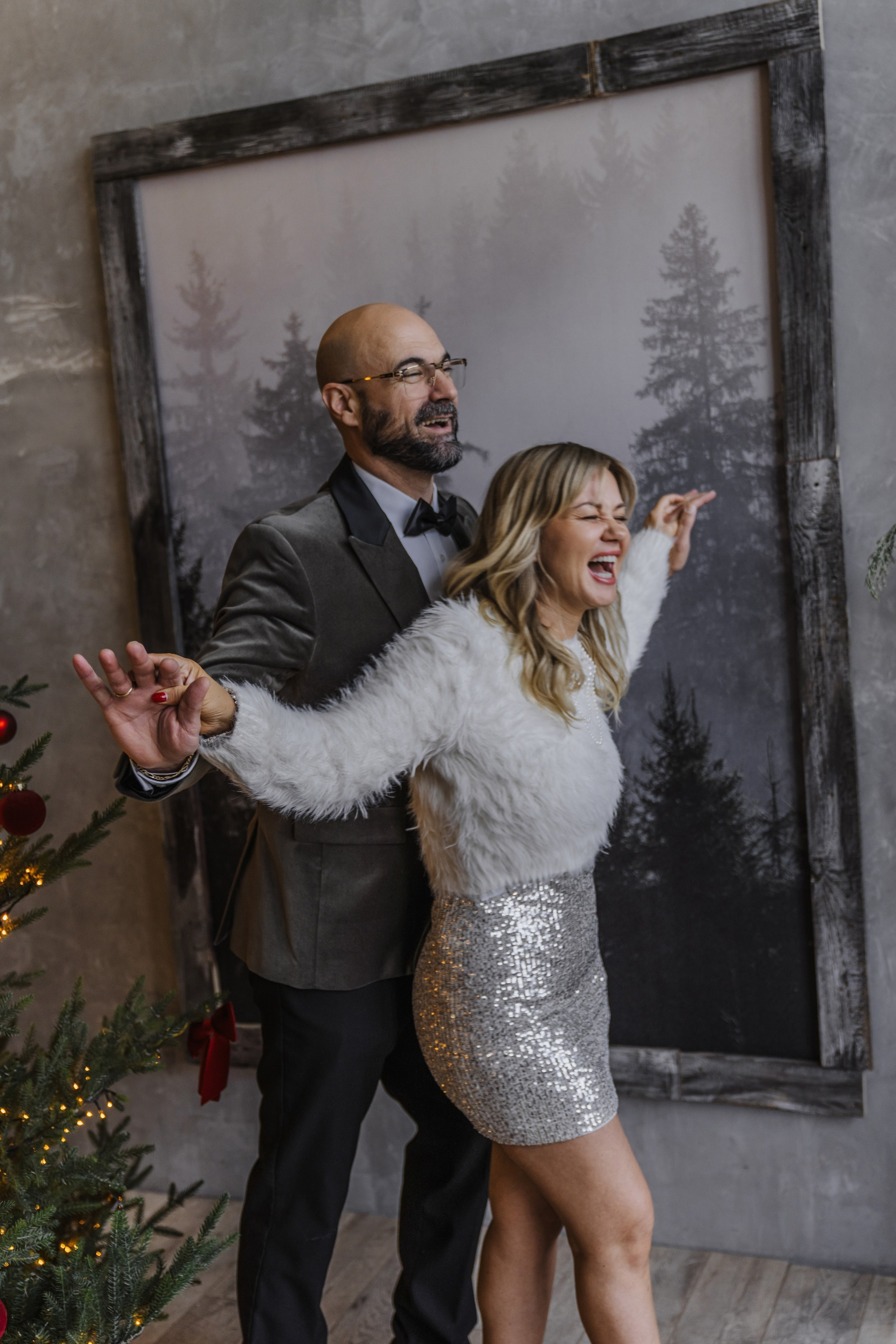 Лиза, Скарлетт, Винсент и Деннис. Минск, Рождество. Olga Modjaro