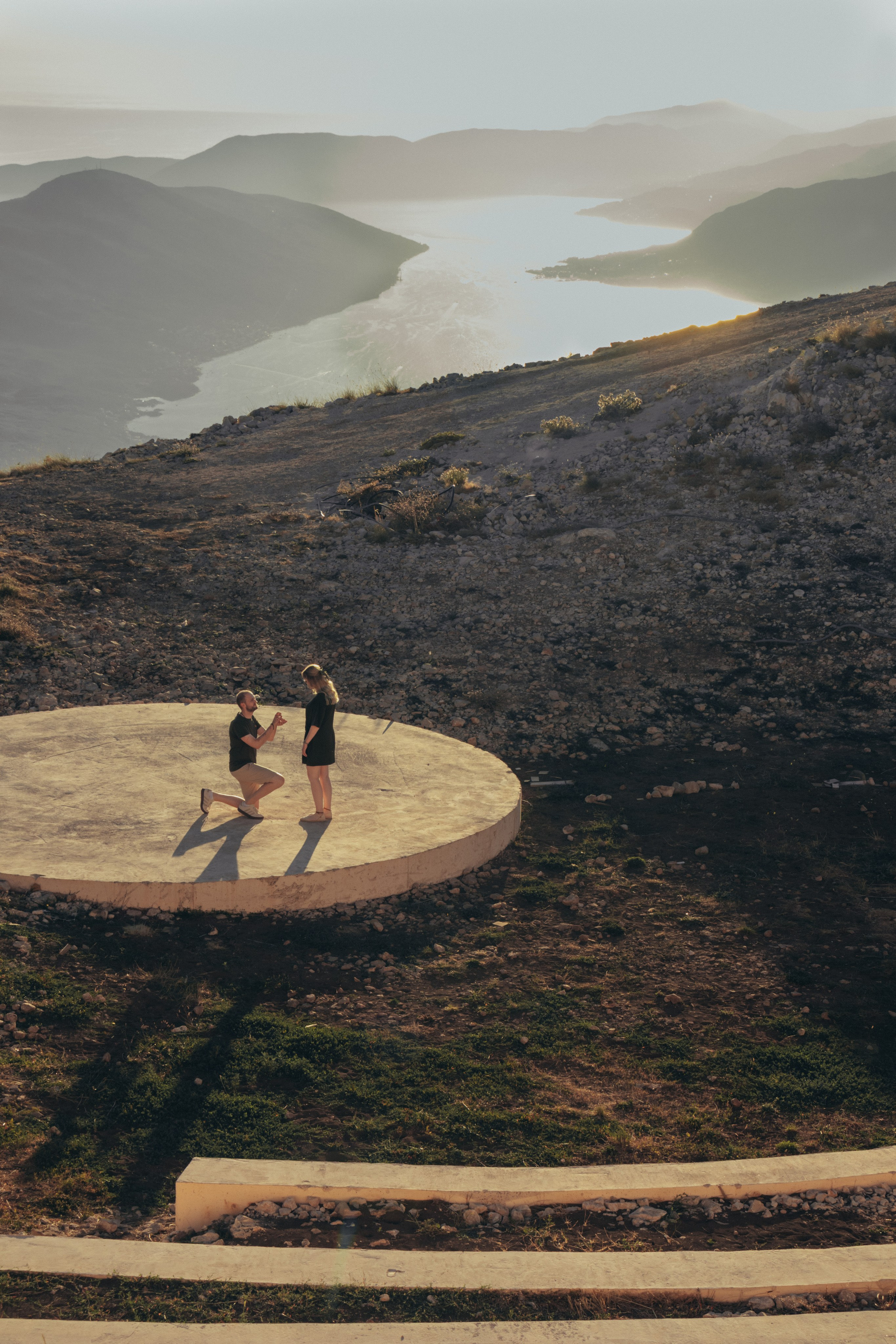 Proposal photosession. Portrait photographer in Tivat Montenegro Katerina Kirsanova