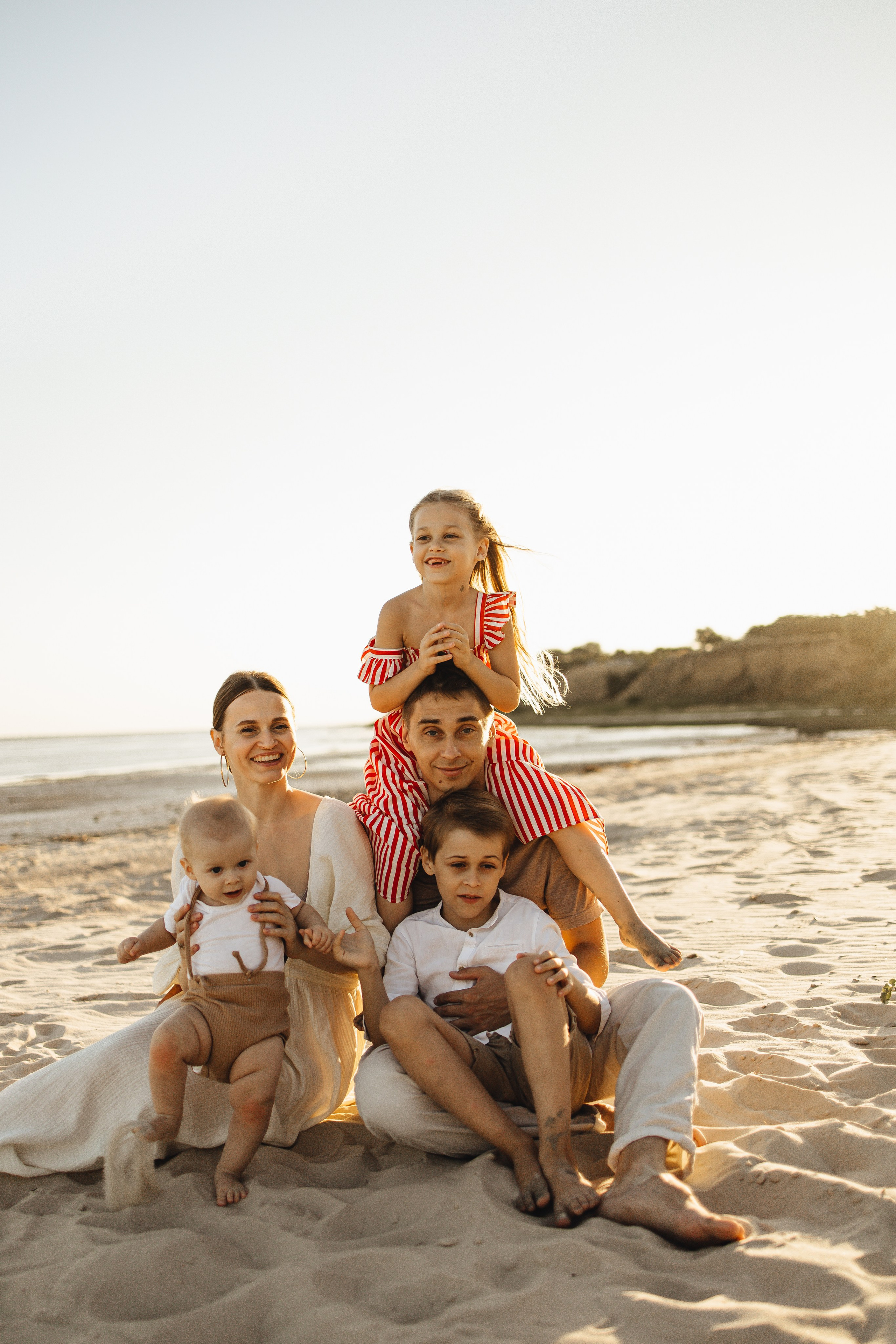 Летняя история на берегу. Семейный и детский фотограф, таганрог, ростов-на-дону