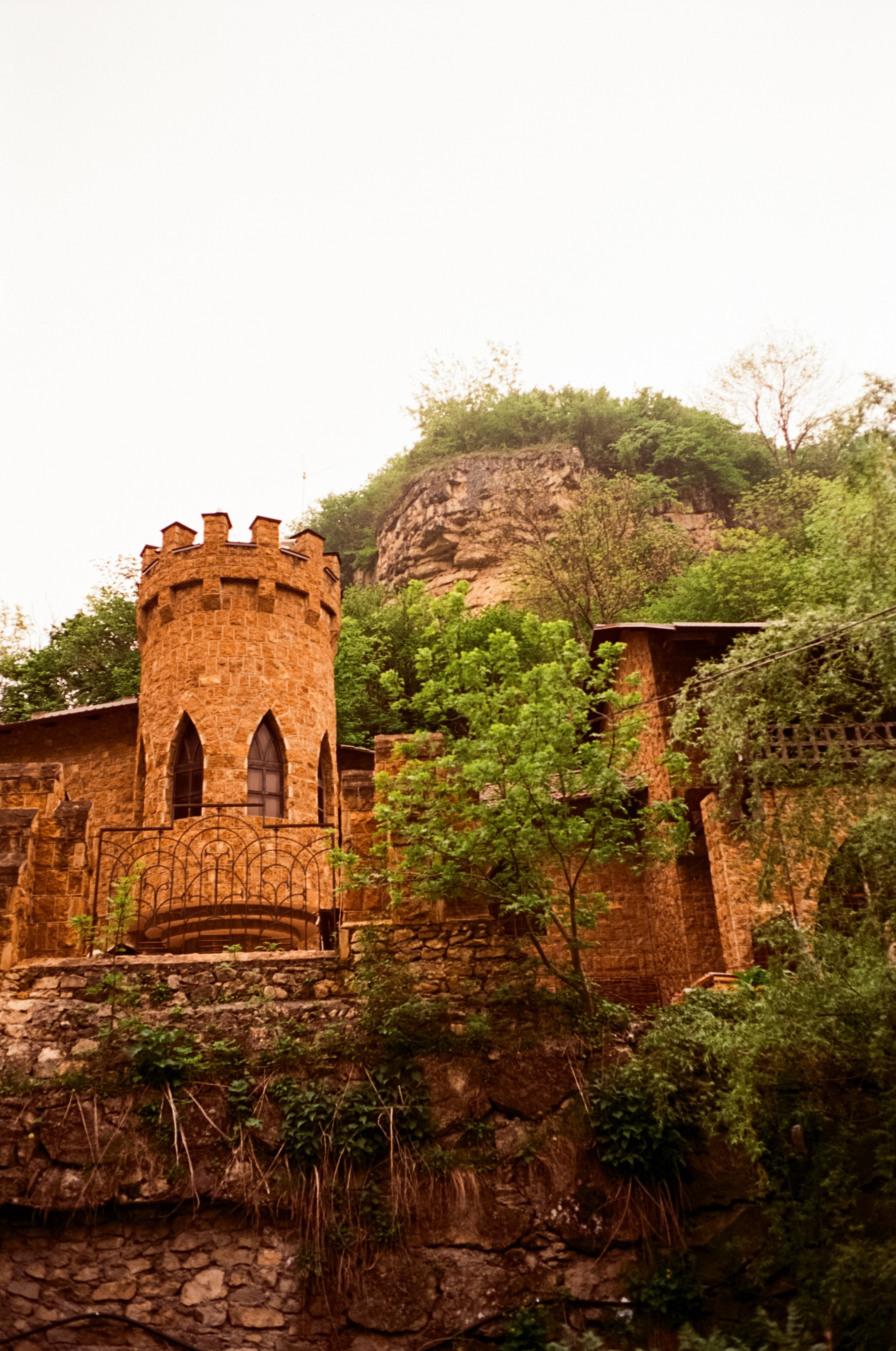 Кисловодск, дорога в сторону метеостанции, туман, лошади / Voigtlander