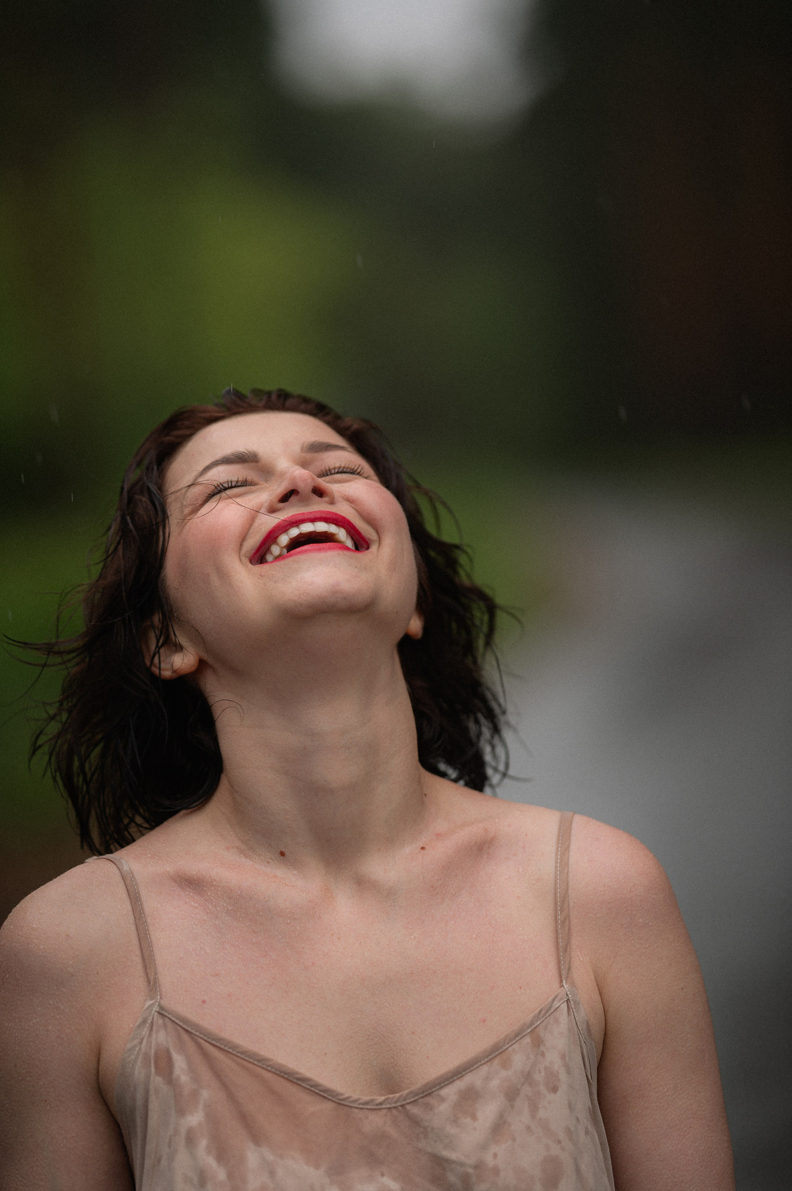 Съемка под дождем. Кристина. Семейный и детский фотограф в Шатках и Арзамасе Александра Магомедова