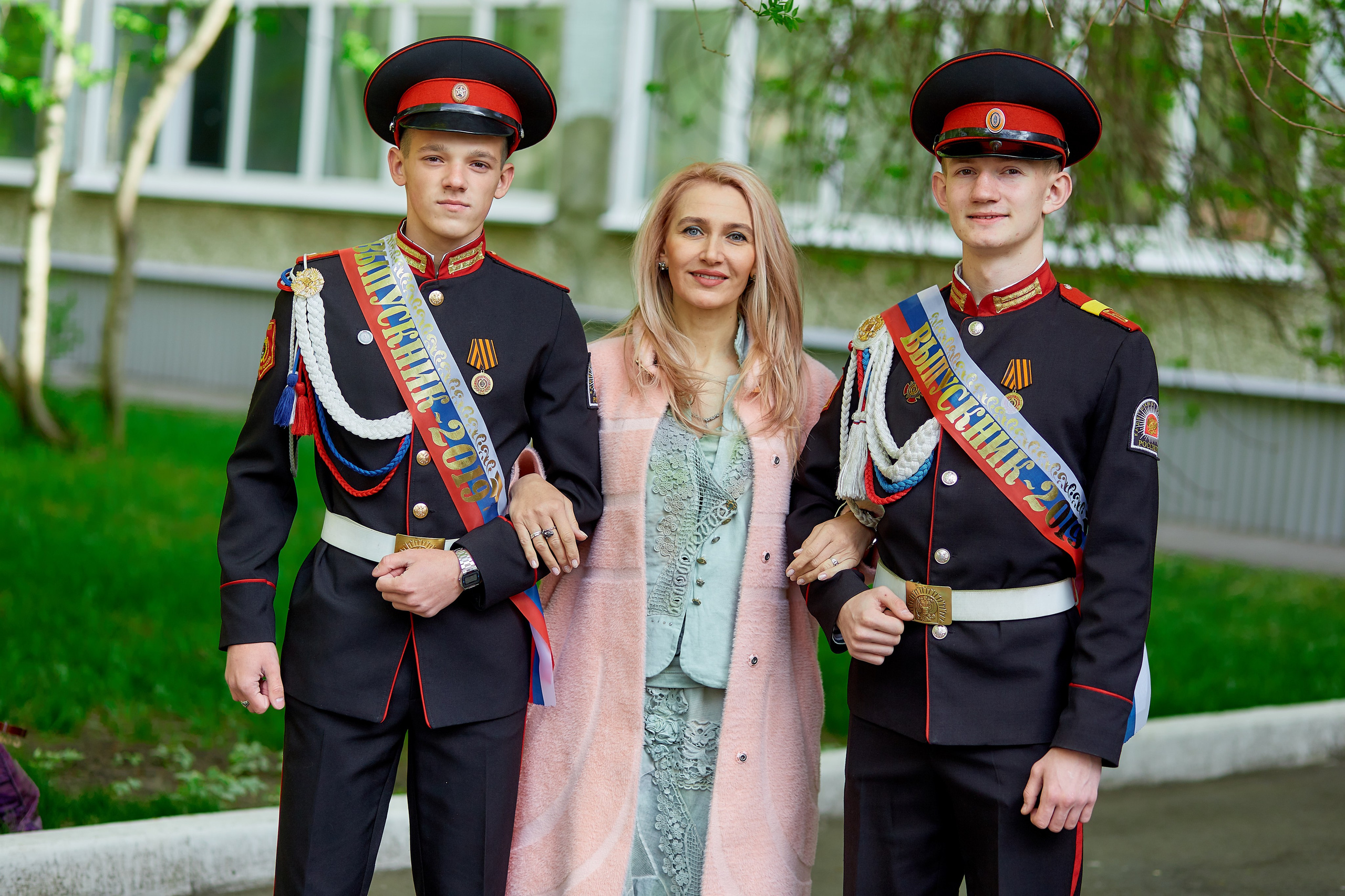 Кадеты последний звонок. Фотограф Вячеслав Фарунин
