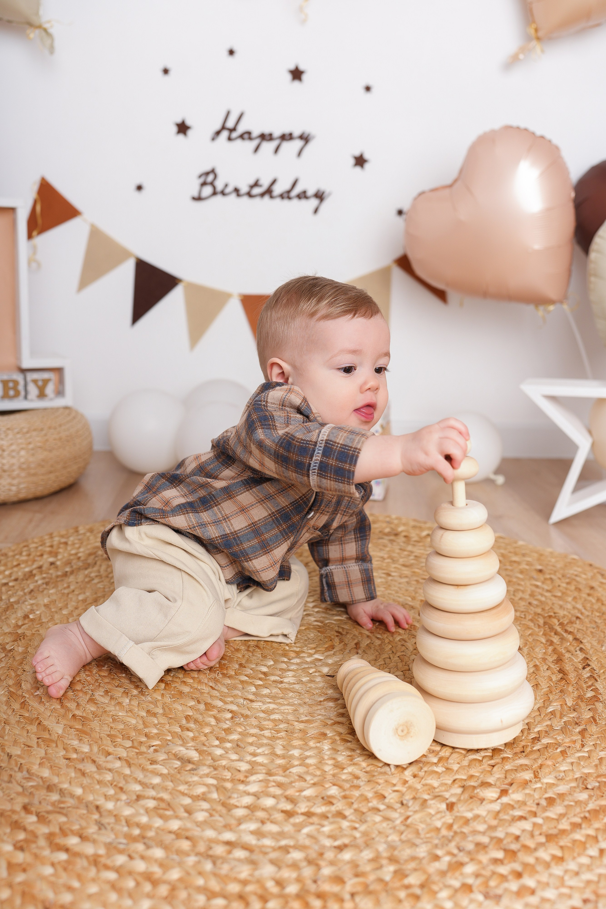 Годик. Фотограф новорожденных и детский фотограф в Екатеринбурге Ксени