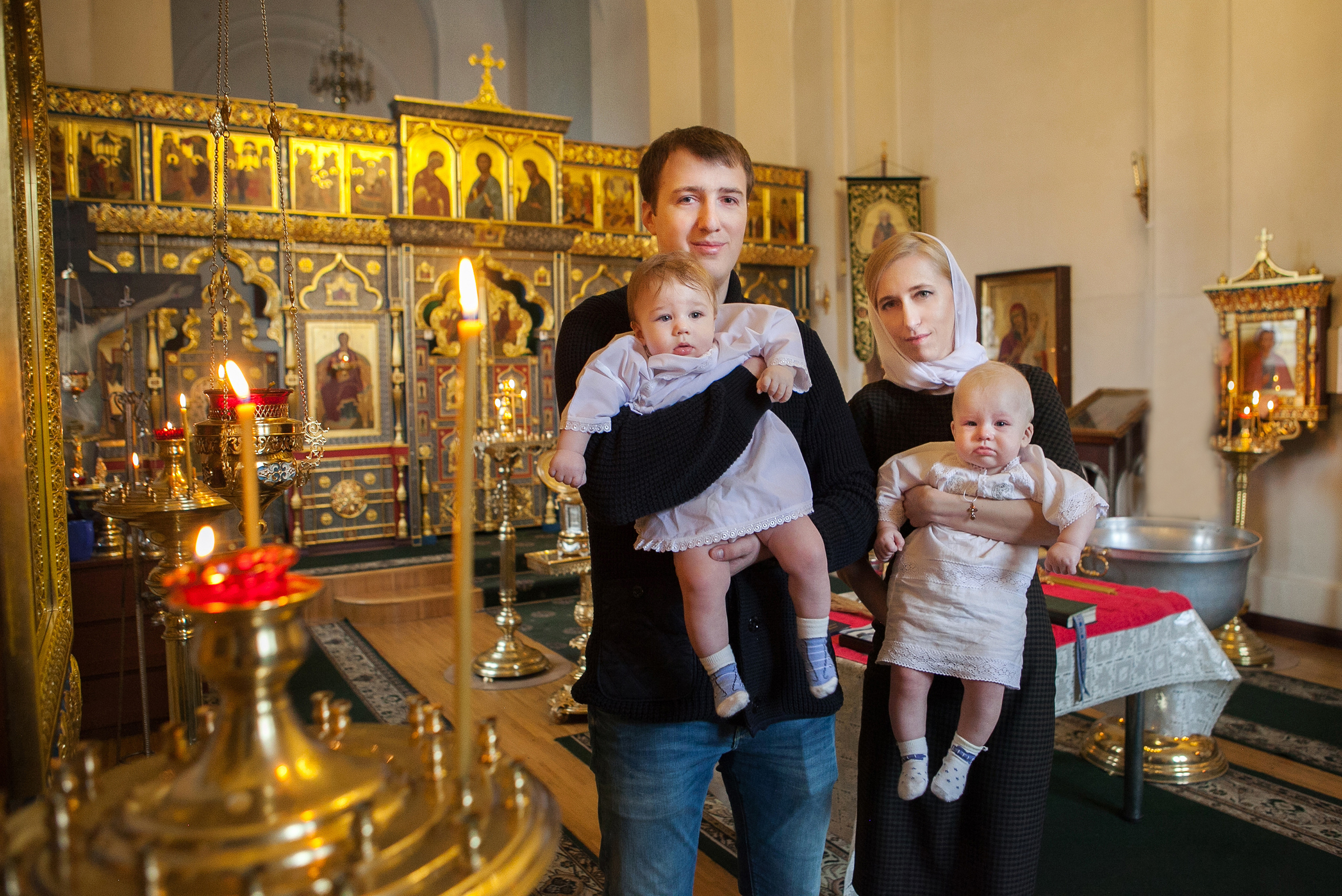 Крестины близнецов. Профессиональный фотограф в Краснодаре Татьяна Корченкина