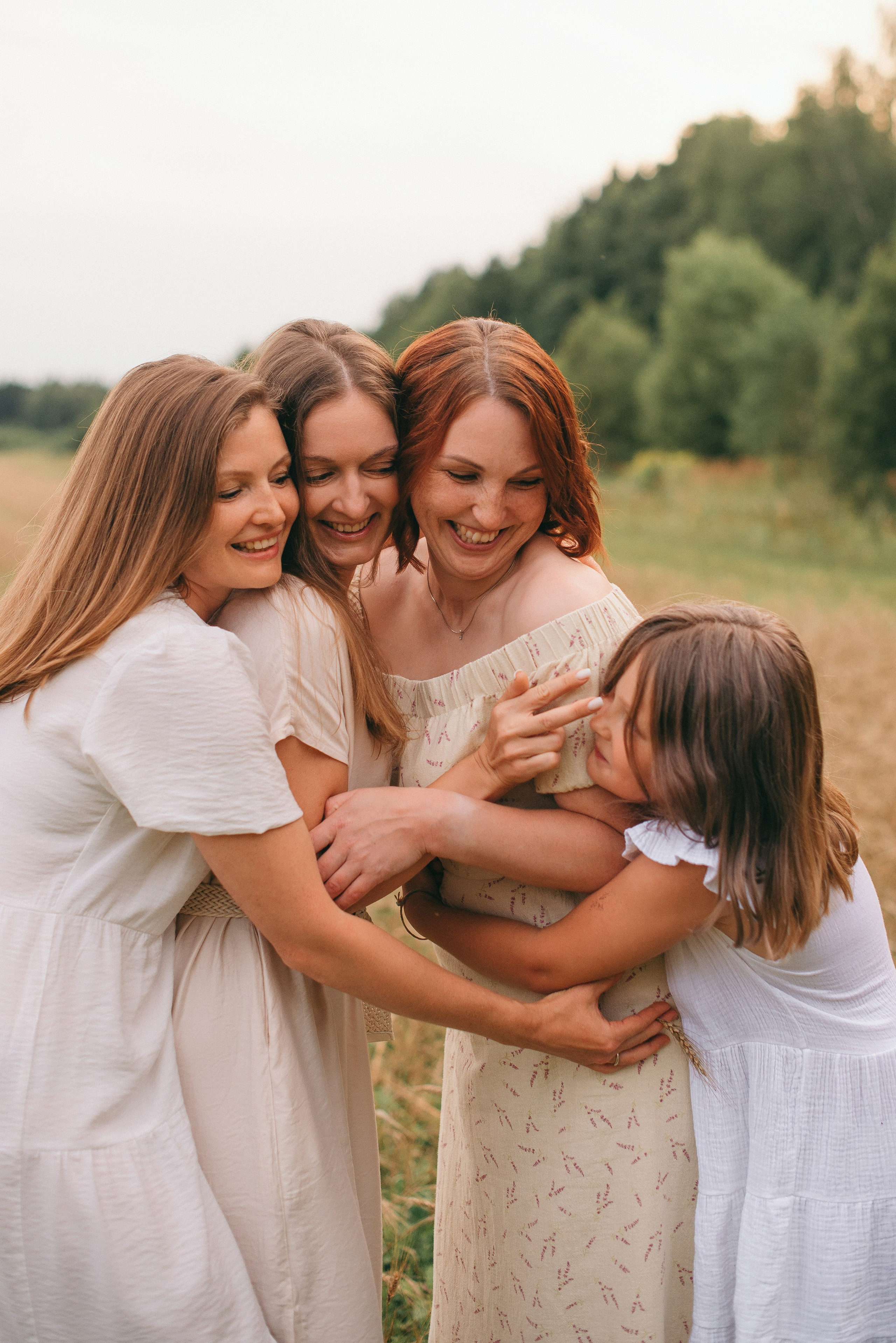 Семейная фотосессия на природе. Семейный и детский фотограф в Обнинске, Калуге, Москве