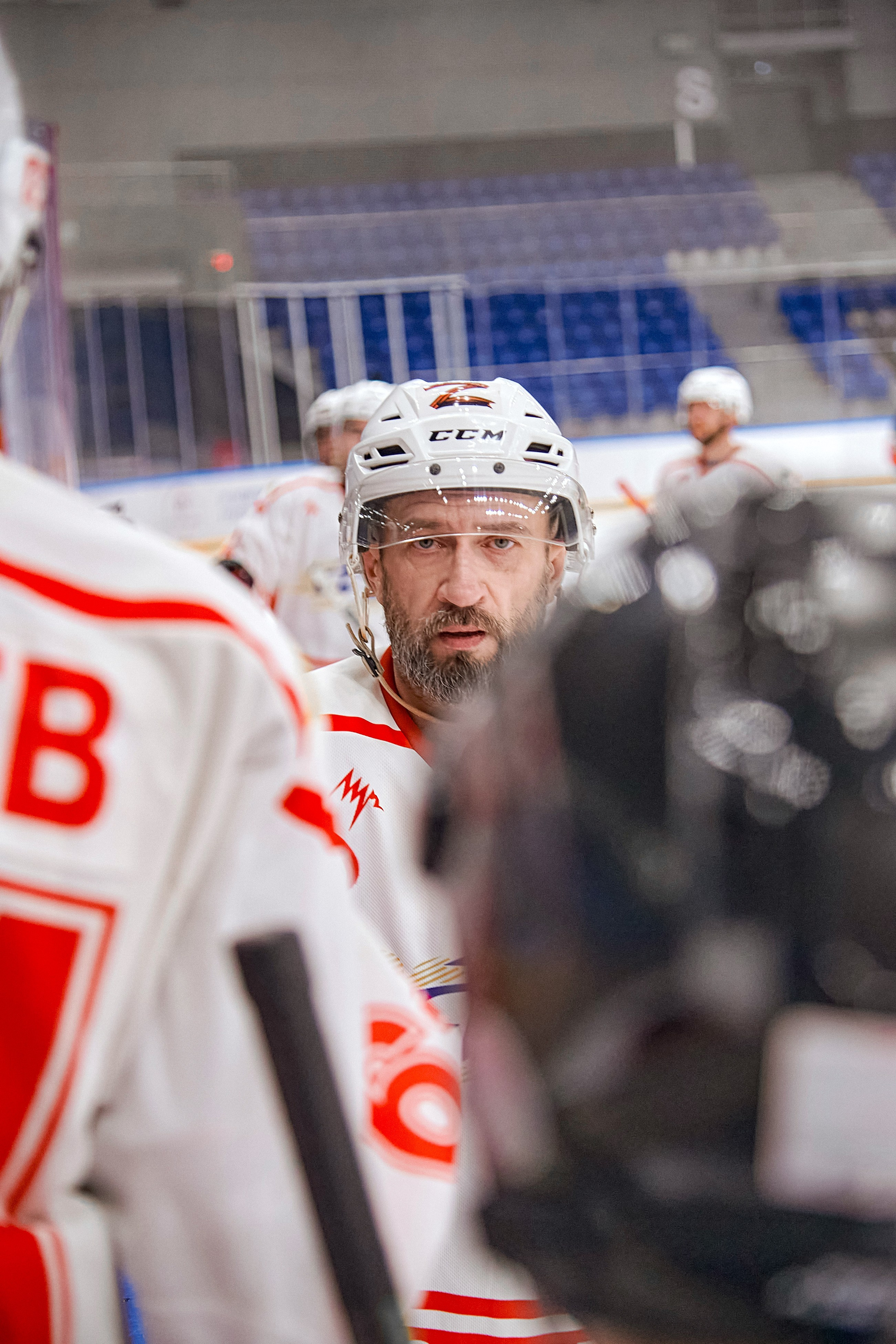 Портфолио репортажной фотосъёмки: Кристалл арена — Хоккей — РусГидро. Фотограф Яковлев Роман — Красноярск