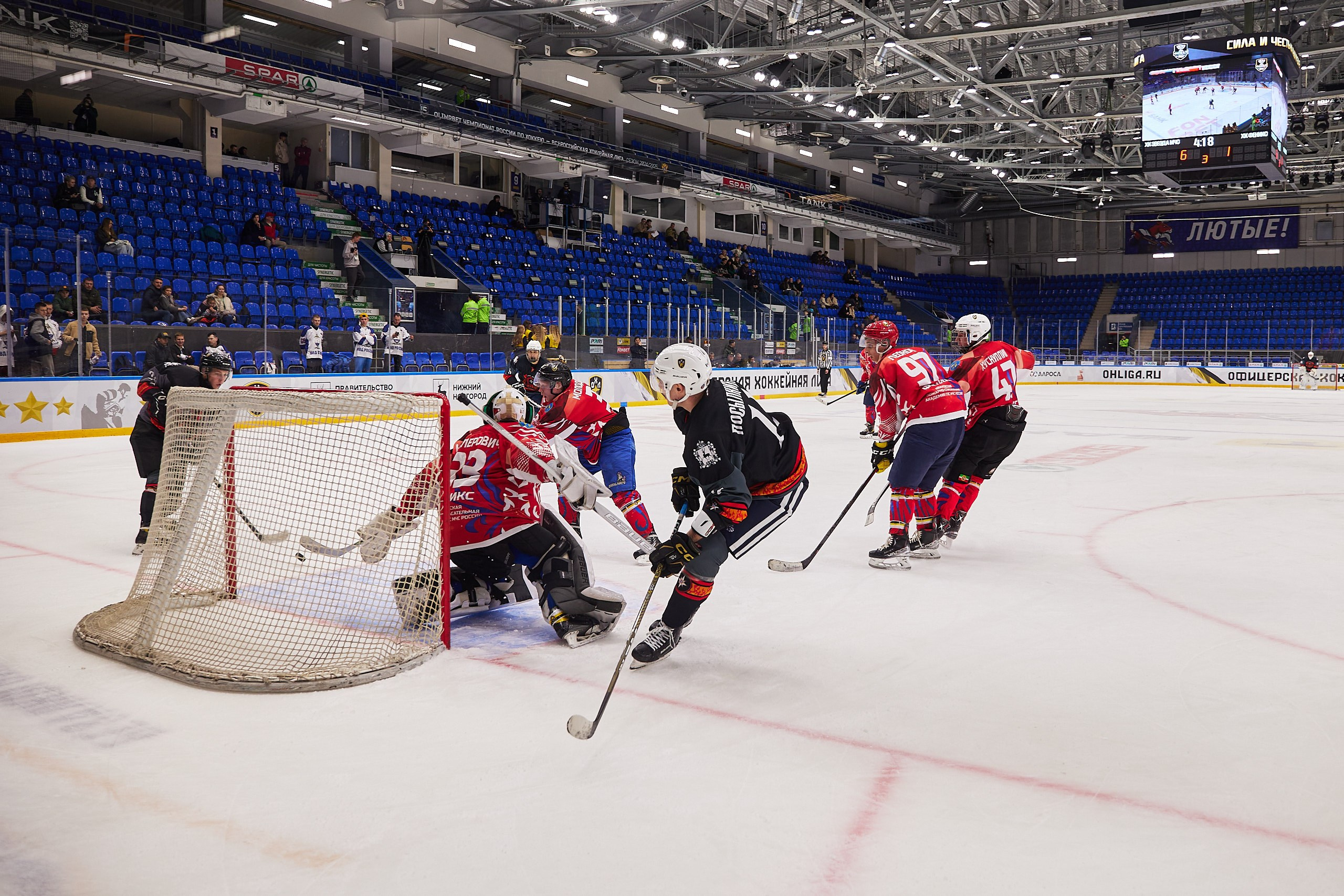 Репортаж. Офицерская хоккейная лига 2025 год. Спортивный фотограф Некрасов Денис