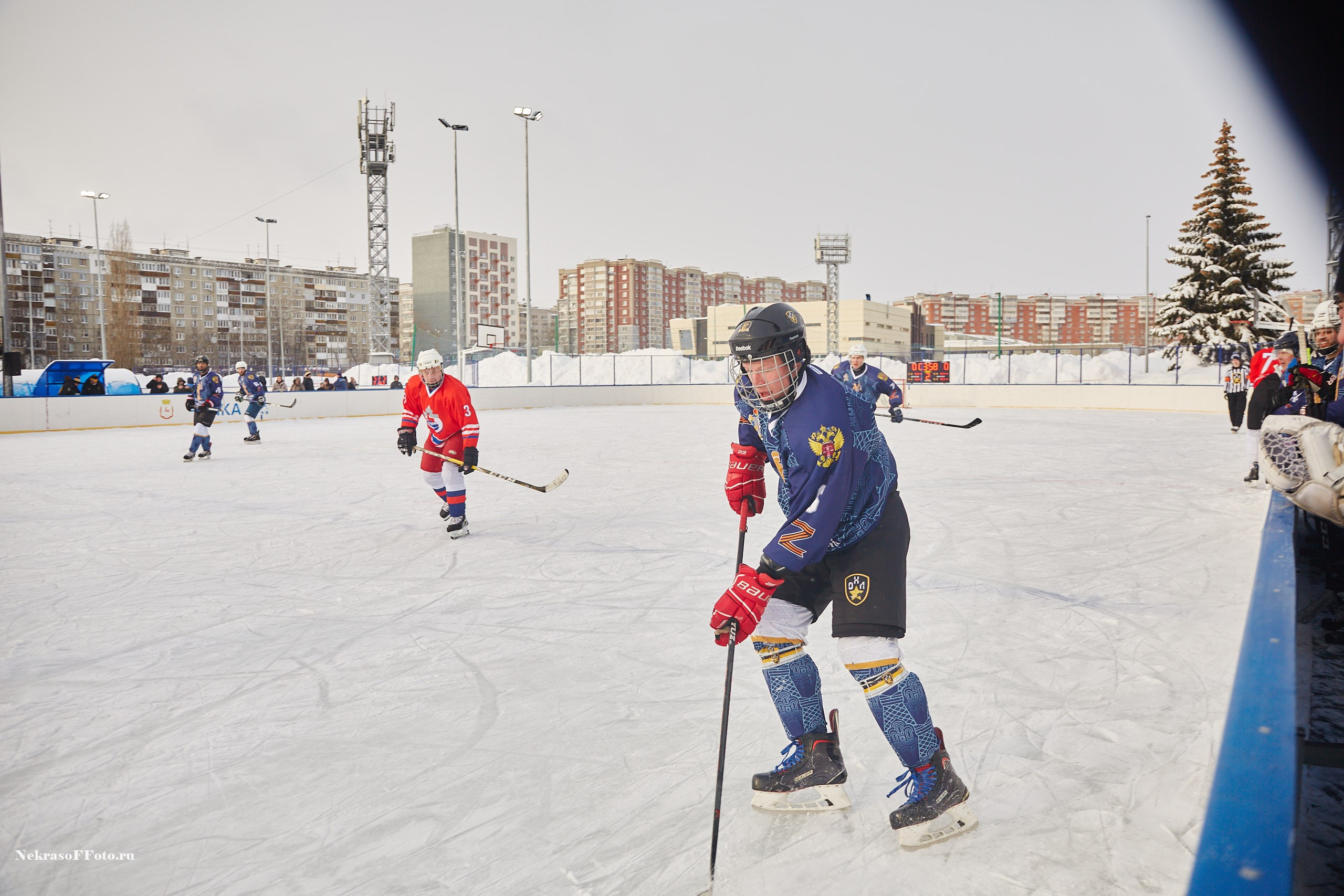 Турнир по хоккею «Русская классика» в рамках Офицерской хоккейной лиги. Спортивный фотограф Некрасов Денис