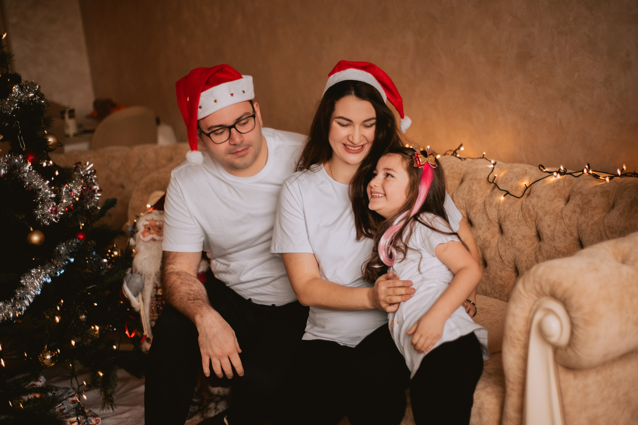 Новый год ДОМА. Семейный и женский фотограф Лоо Краснодар Сочи Энем Татьяна Трибурт