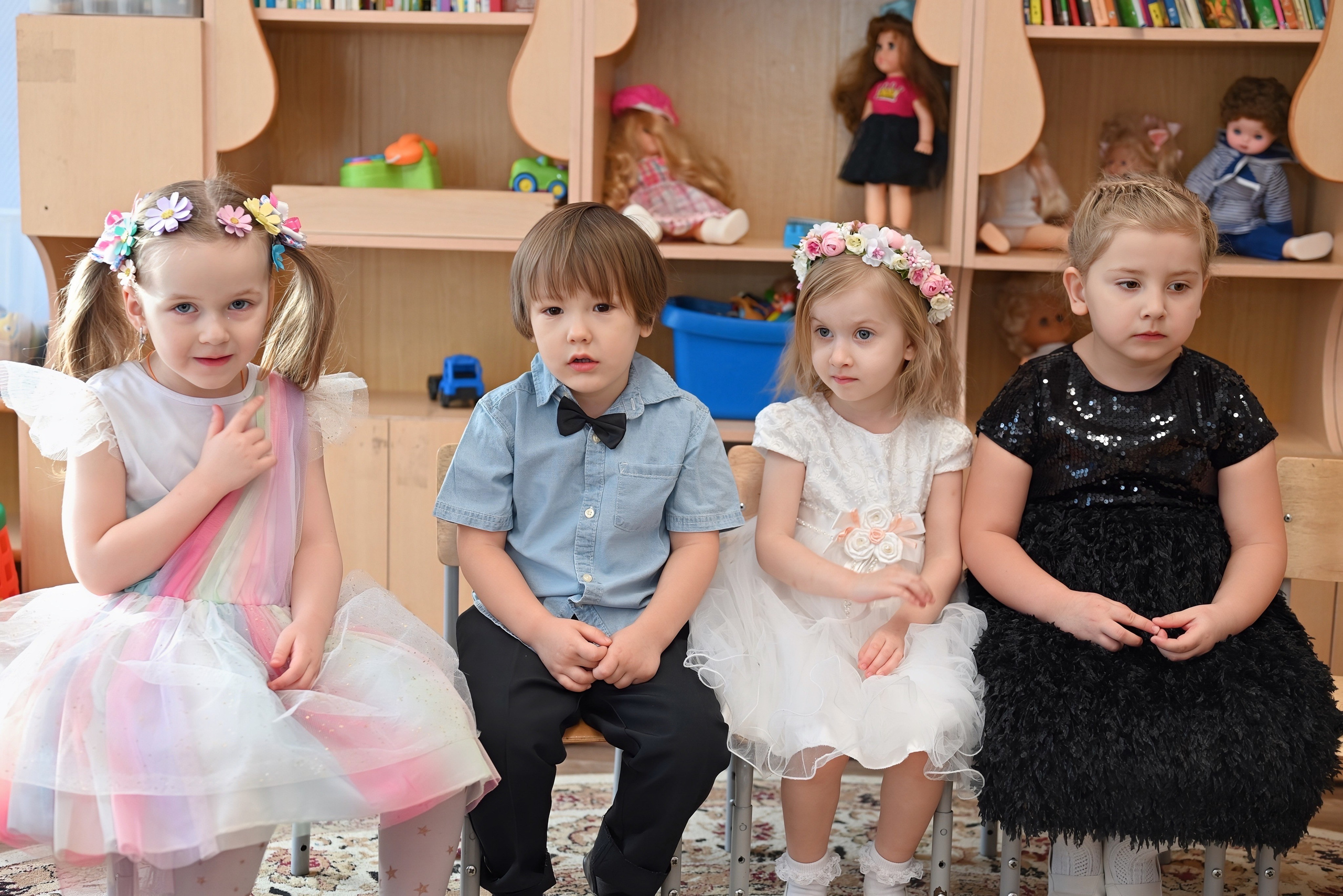 Праздник в группе «Дружная семейка». Семейный и детский фотограф Москва