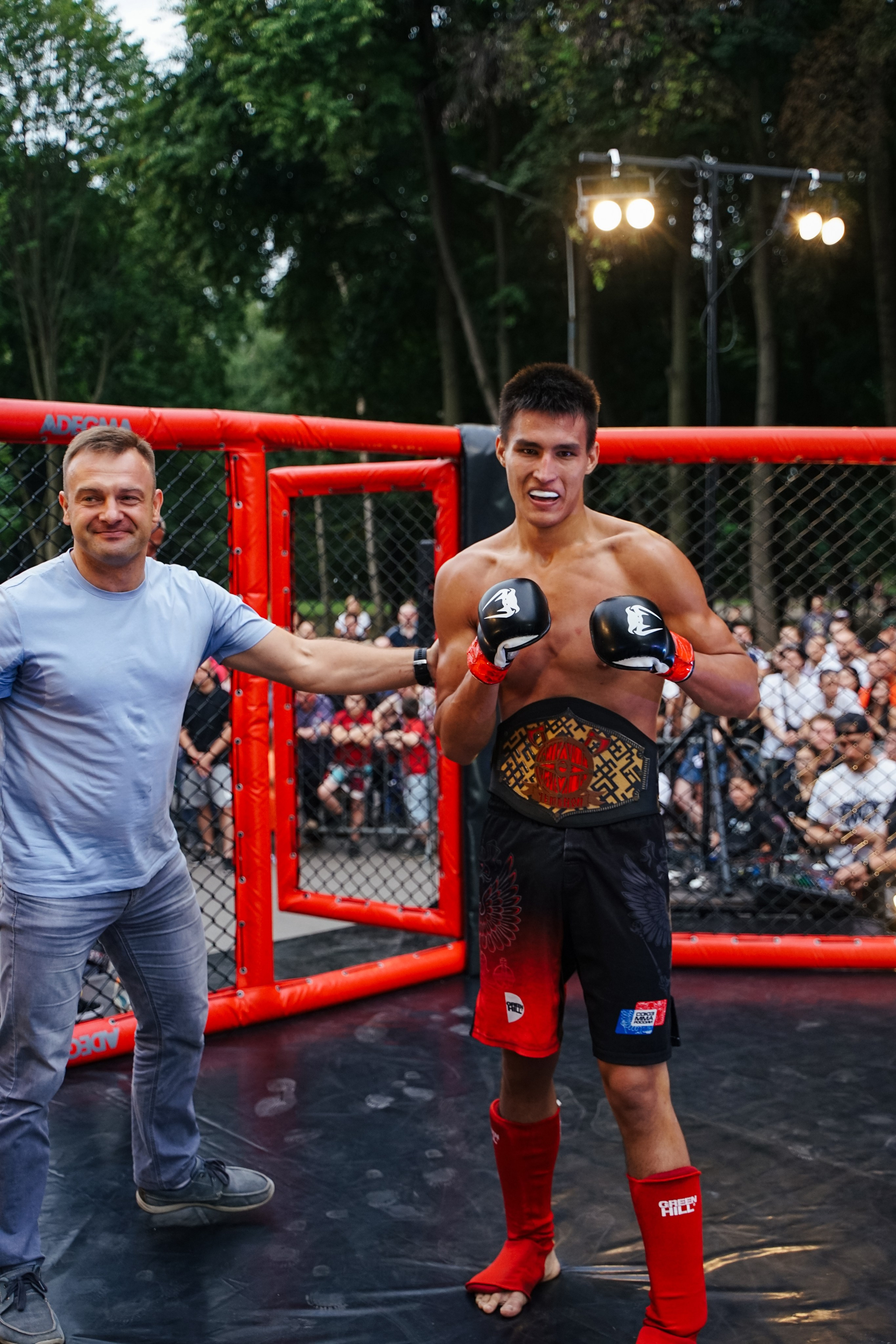 Вечер боев в ЦПКиО. Фотограф Надежда Погребняк | Рязань | Москва